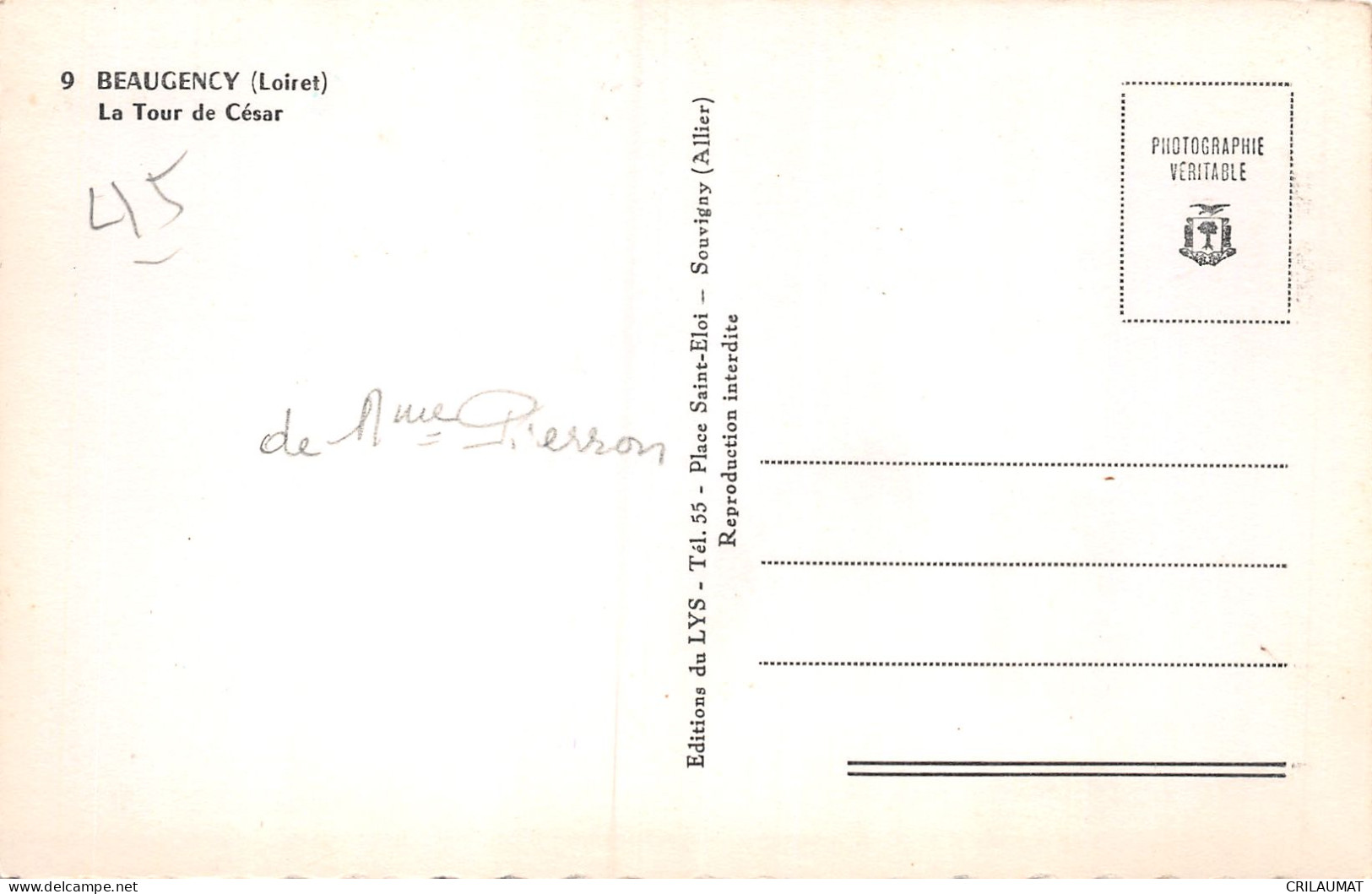 45-BEAUGENCY -N°T5068-C/0095 - Beaugency