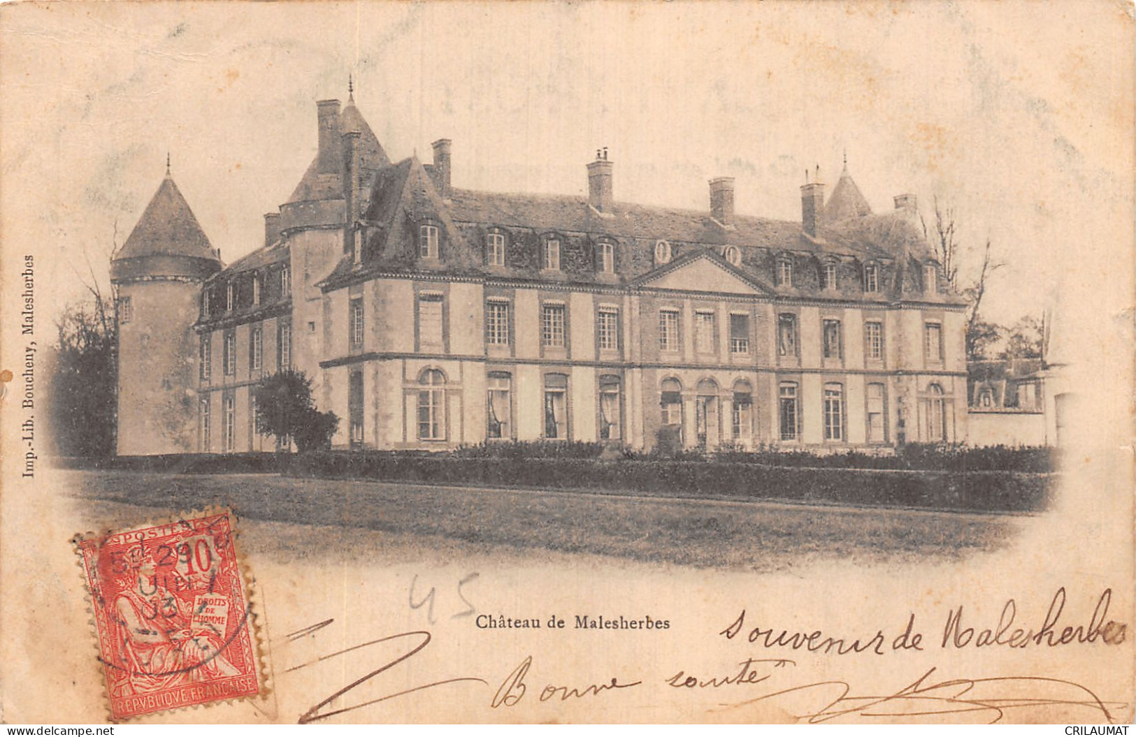 45-MALESHERBES LE CHATEAU-N°T5068-B/0045 - Malesherbes