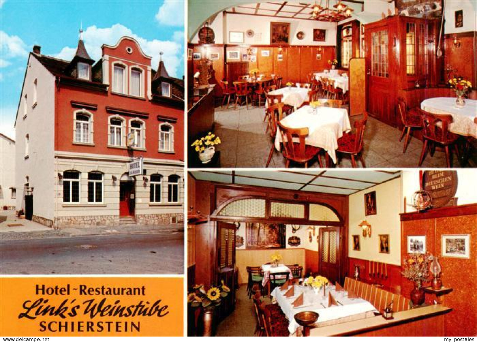 73890030 Schierstein Wiesbaden Hotel Restaurant Links Weinstube Gastraeume  - Wiesbaden