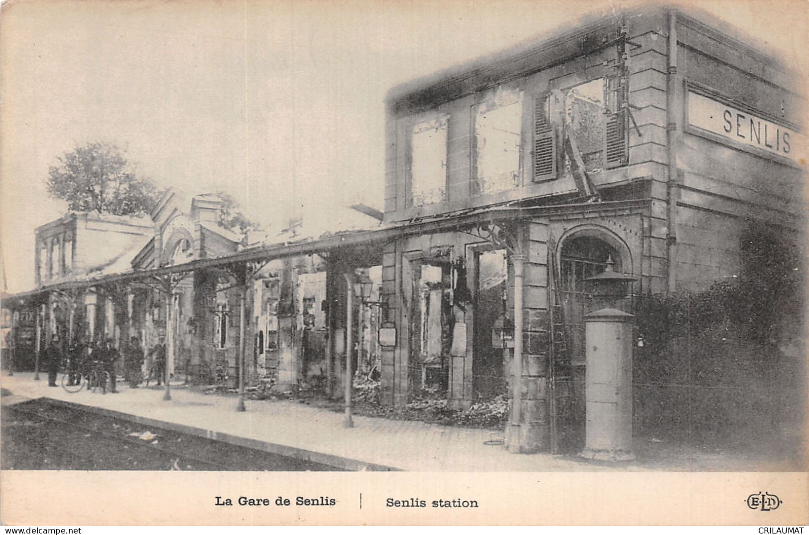 60-SENLIS LA GARE -N°T5068-A/0235 - Senlis