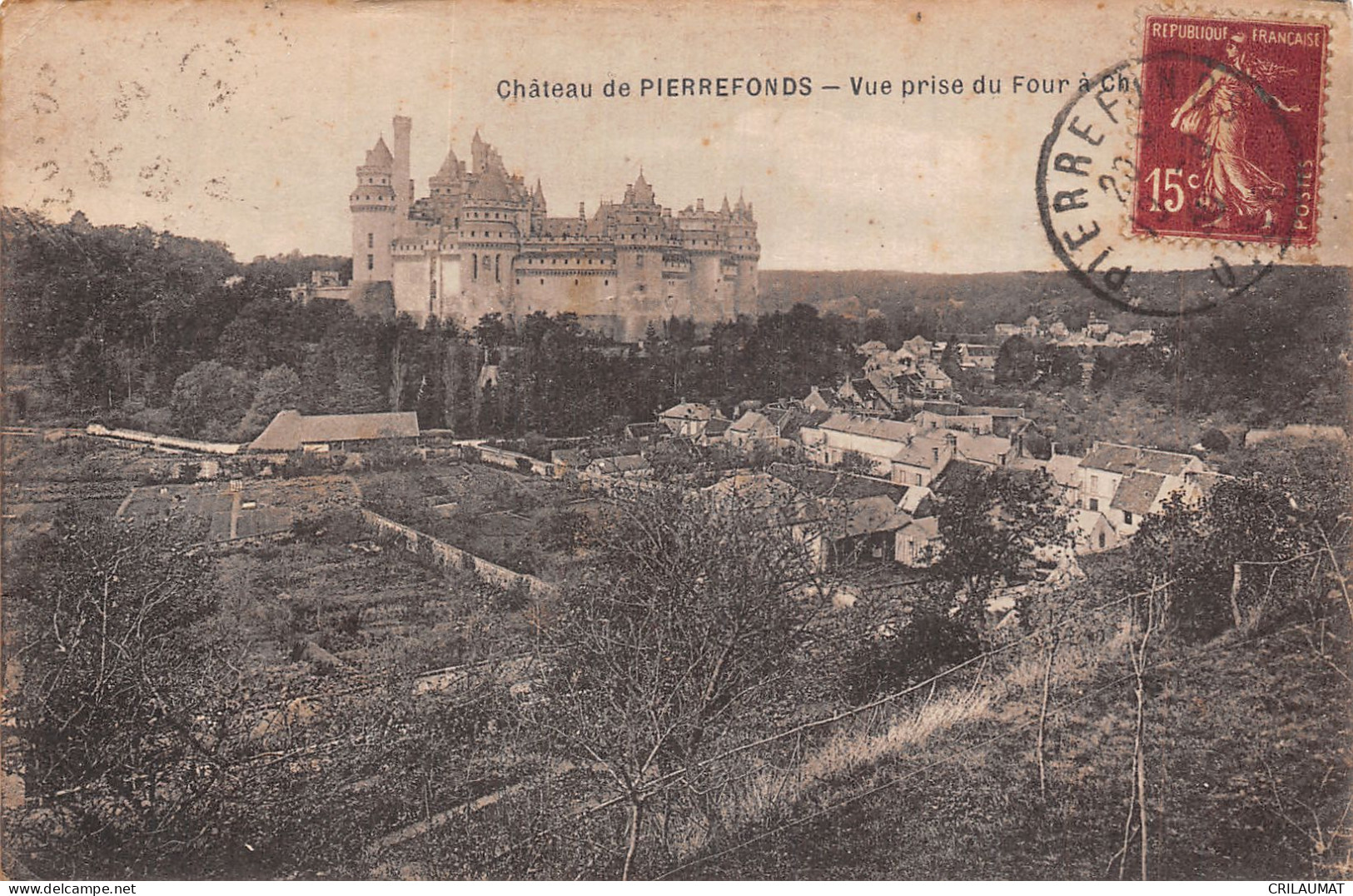 60-PIERREFONDS LE CHATEAU-N°T5068-A/0067 - Pierrefonds