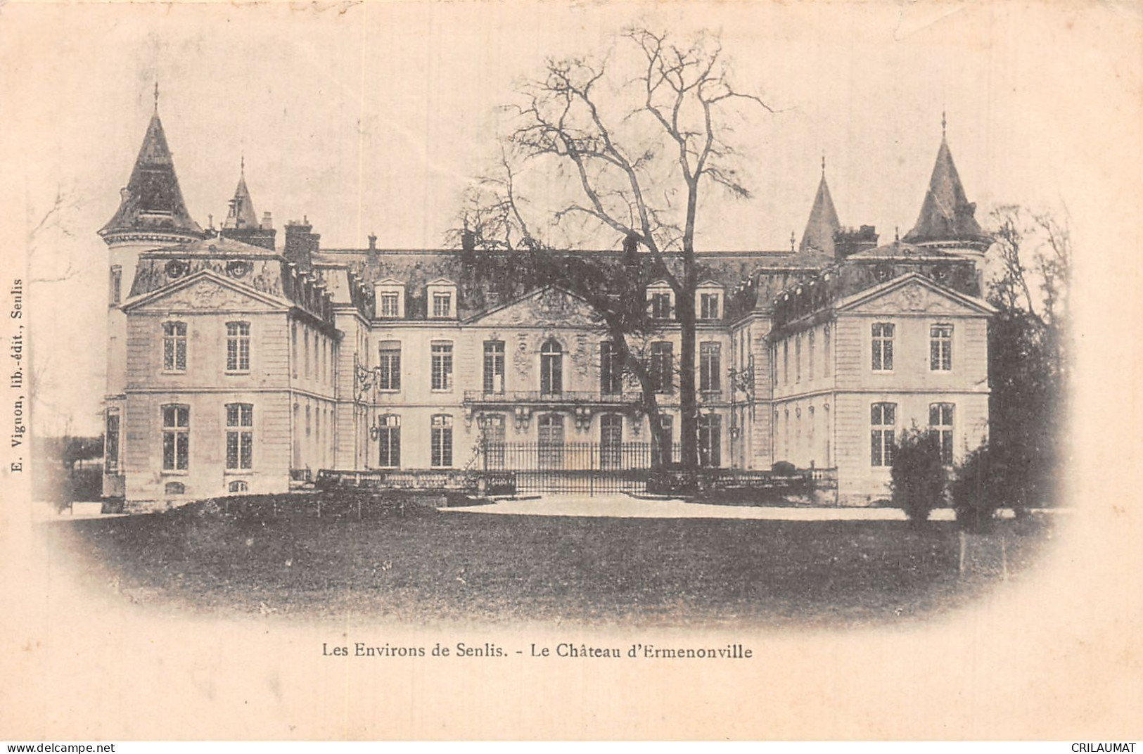 60-ERMENONVILLE LE CHATEAU-N°T5068-A/0015 - Ermenonville