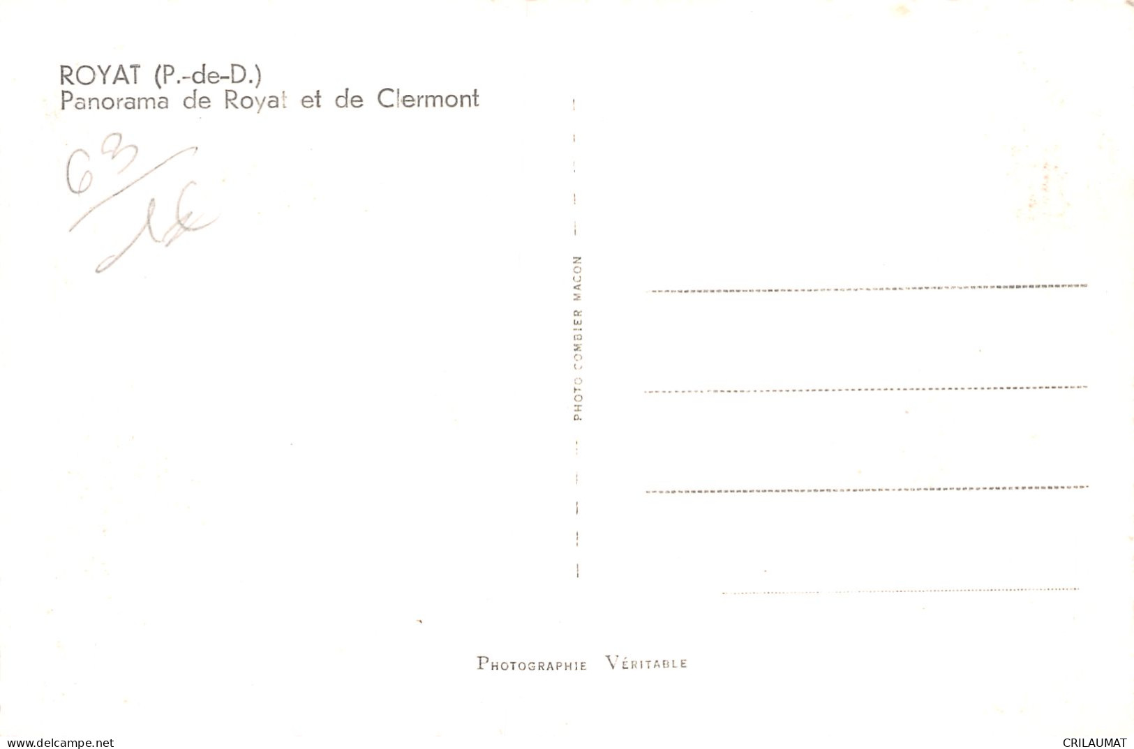 63-ROYAT-N°T5068-D/0149 - Royat