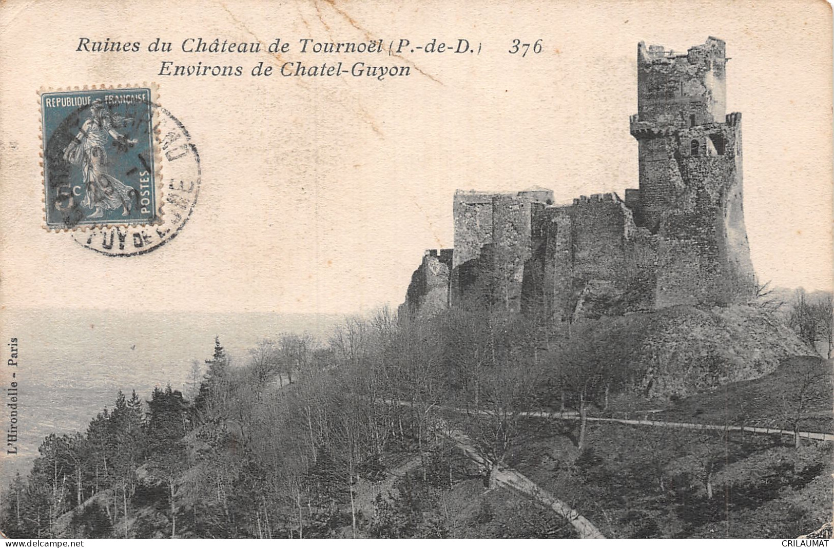 63-RUINES DU CHATEAU DE TOURNOEL-N°T5068-F/0213 - Other & Unclassified