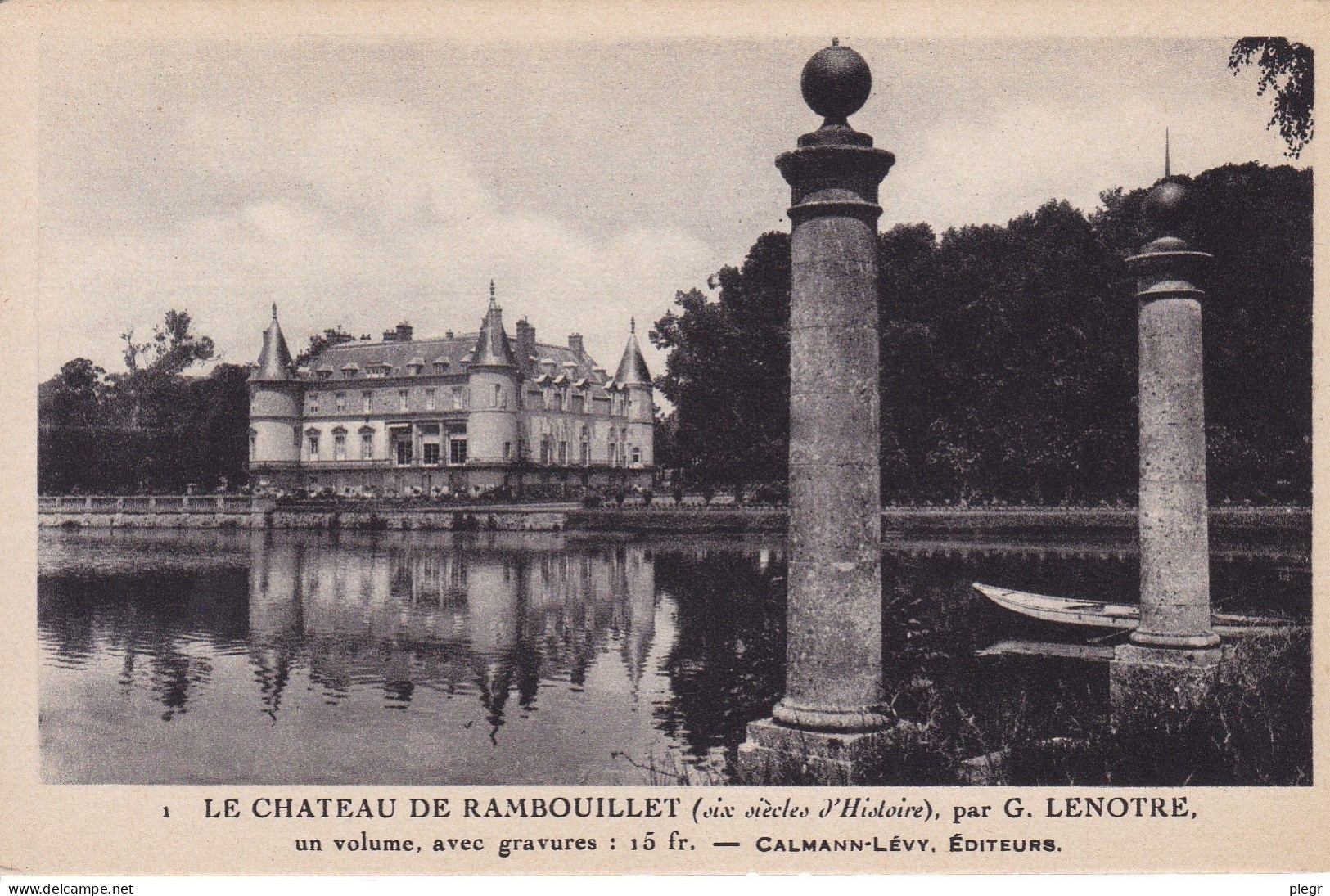 0-78517 01 24 - RAMBOUILLET - LE CHÂTEAU (Publicité Pour Le Livre De G.Lenotre) - Rambouillet (Castello)