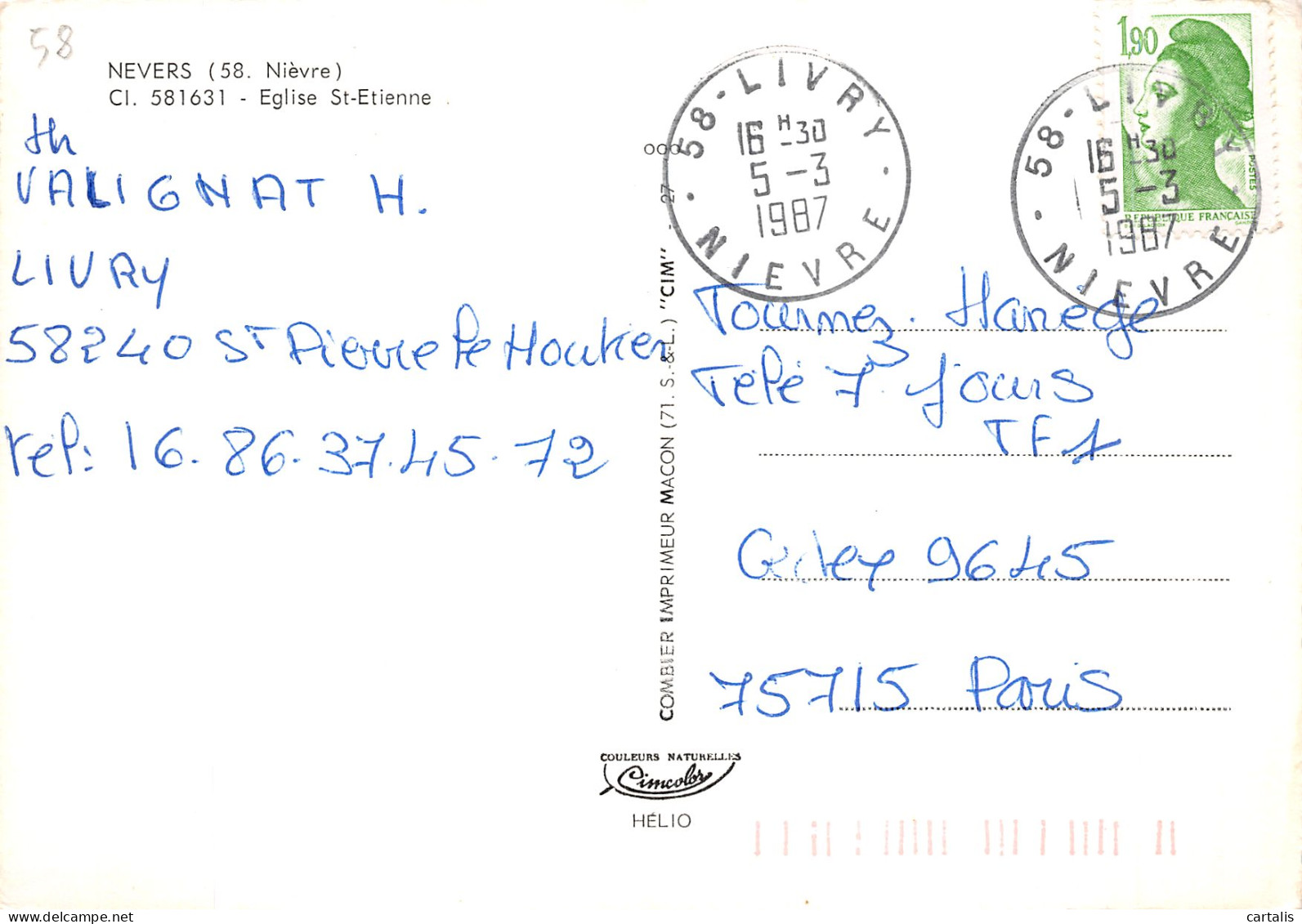 58-NEVERS-N° 4389-B/0155 - Nevers