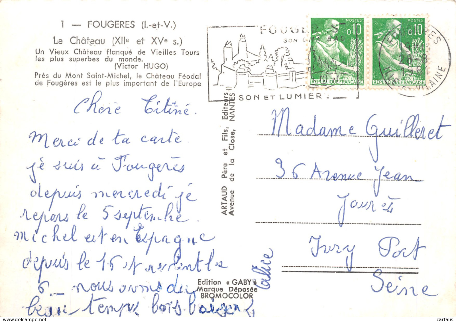 35-FOUGERES-N° 4389-A/0393 - Fougeres