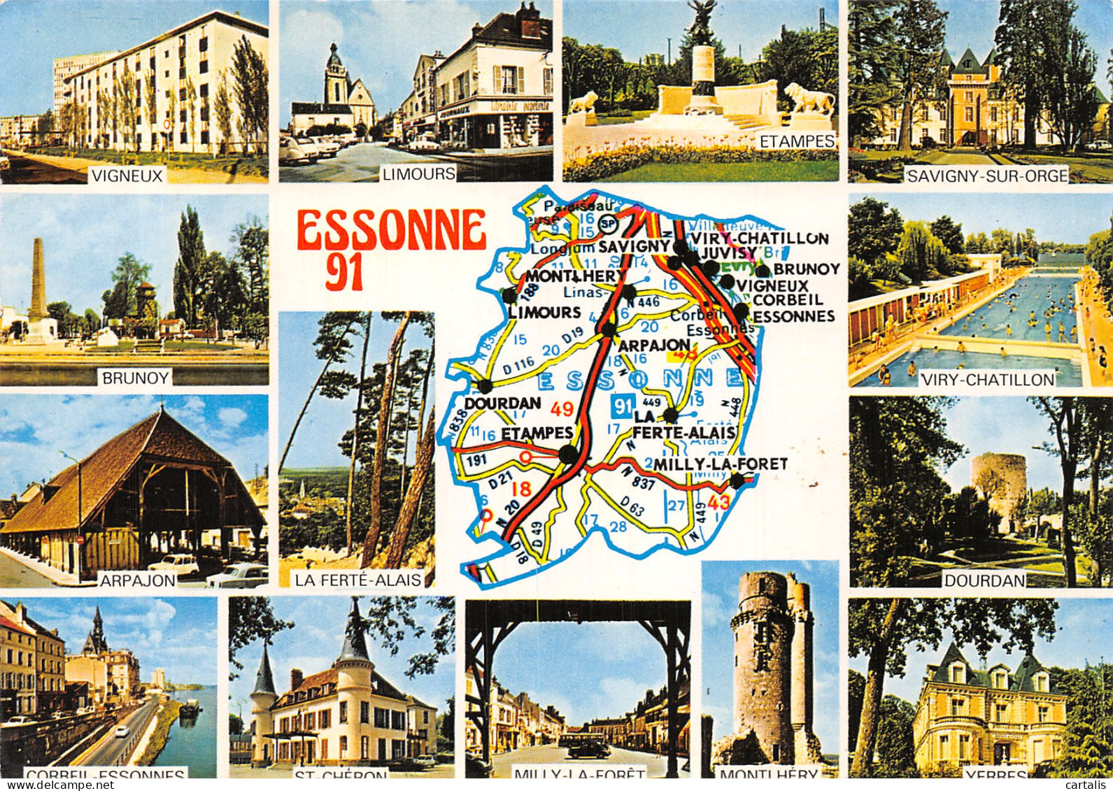 91-ESSONNE MULTIVUES-N° 4389-A/0307 - Altri & Non Classificati