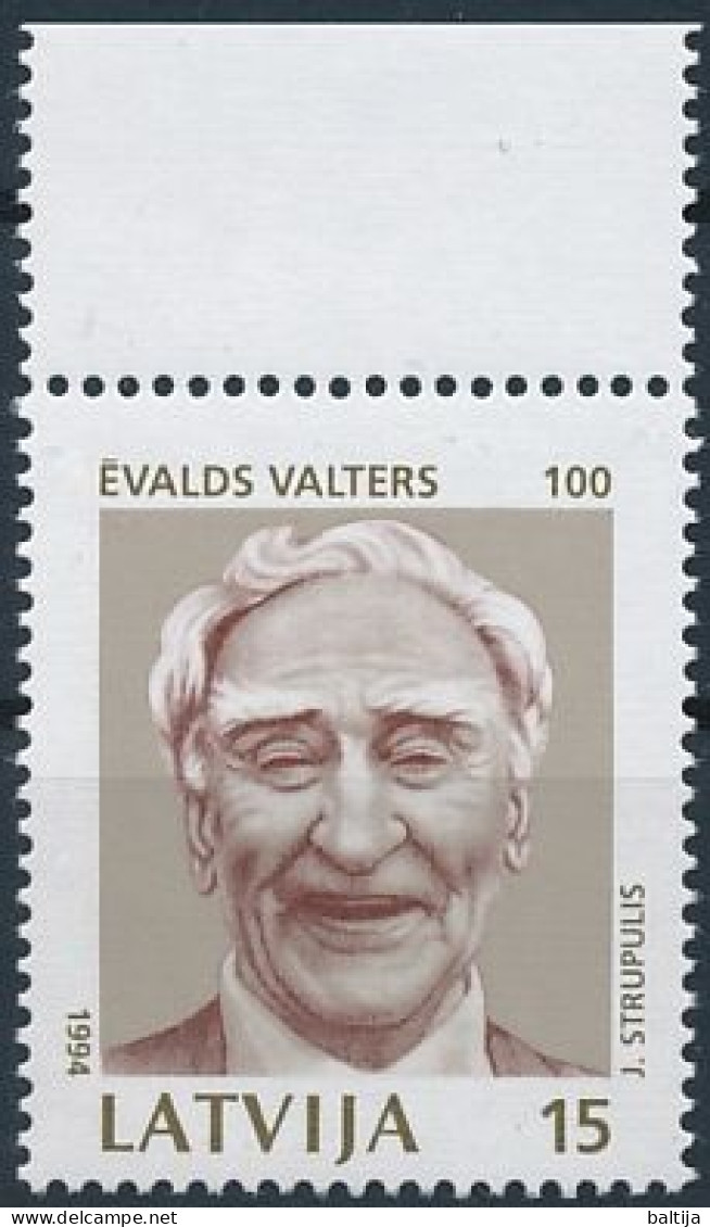 Mi 363 ** MNH / Actor Ēvalds Valters 100th Birthday - Letland