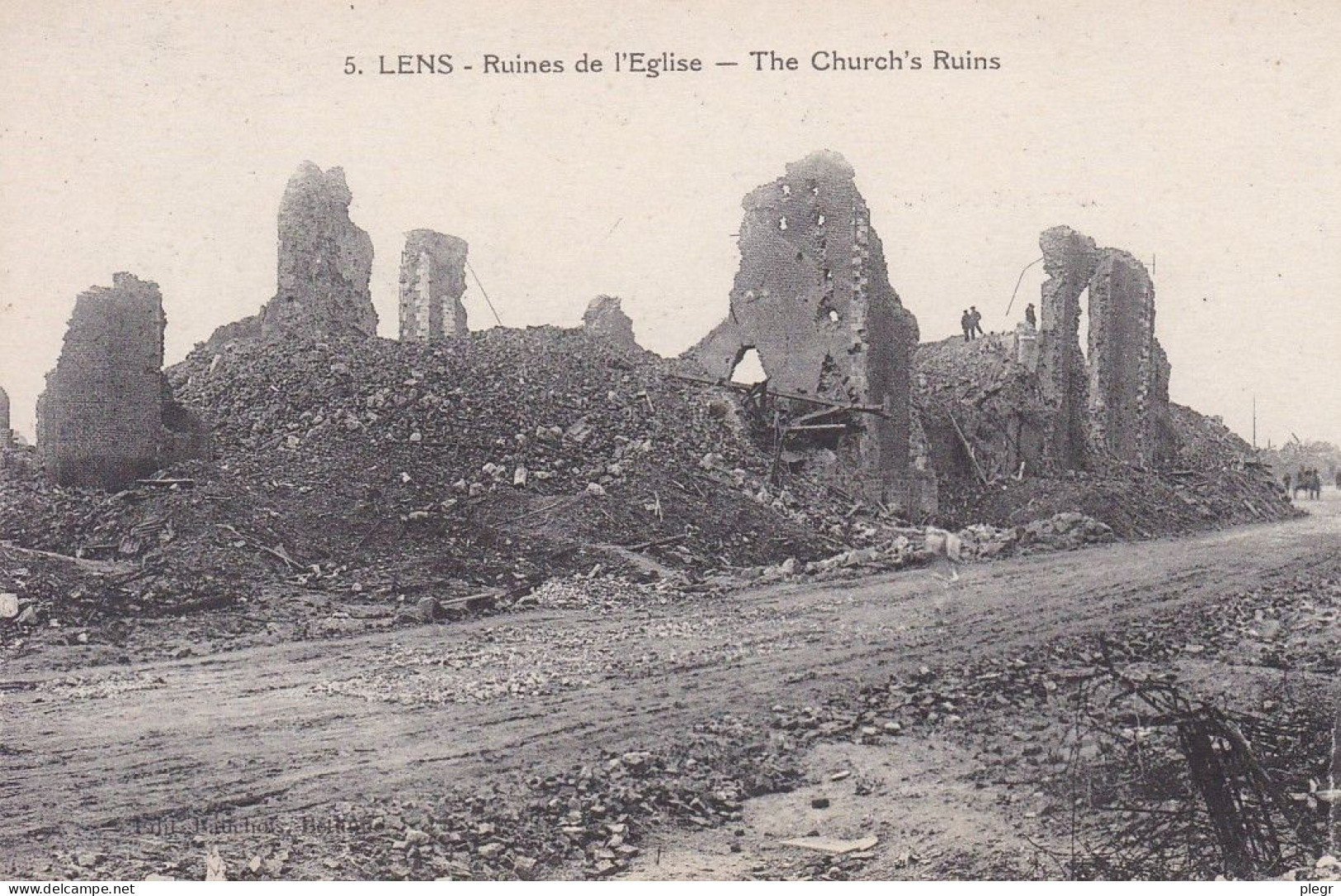 1-62498 01 118 - LENS * - RUINES DE L'EGLISE - Lens