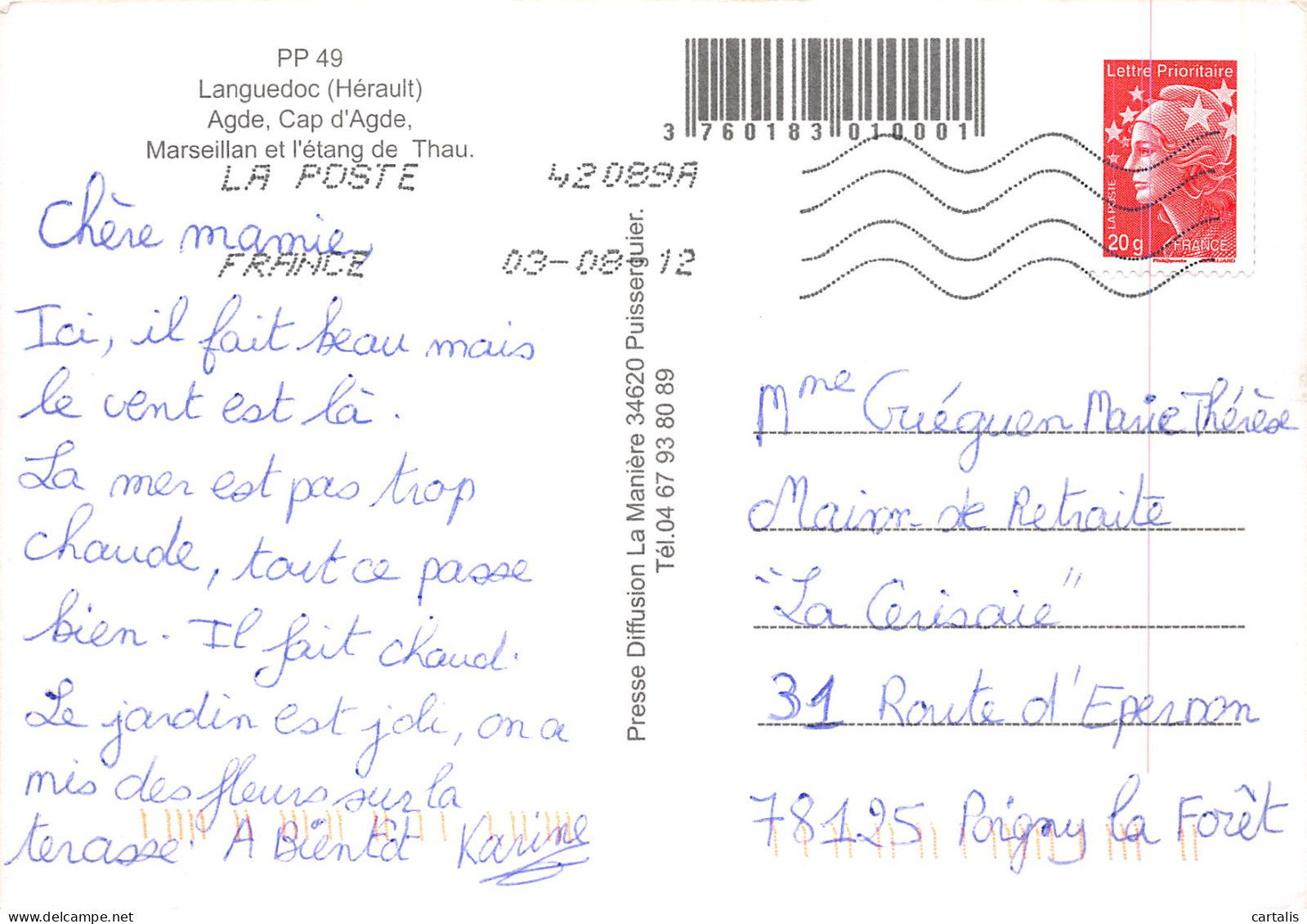 34-AGDE-N° 4390-C/0251 - Agde