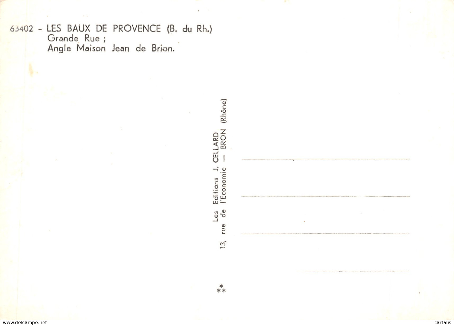 13-LES BAUX DE PROVENCE-N° 4390-C/0043 - Les-Baux-de-Provence