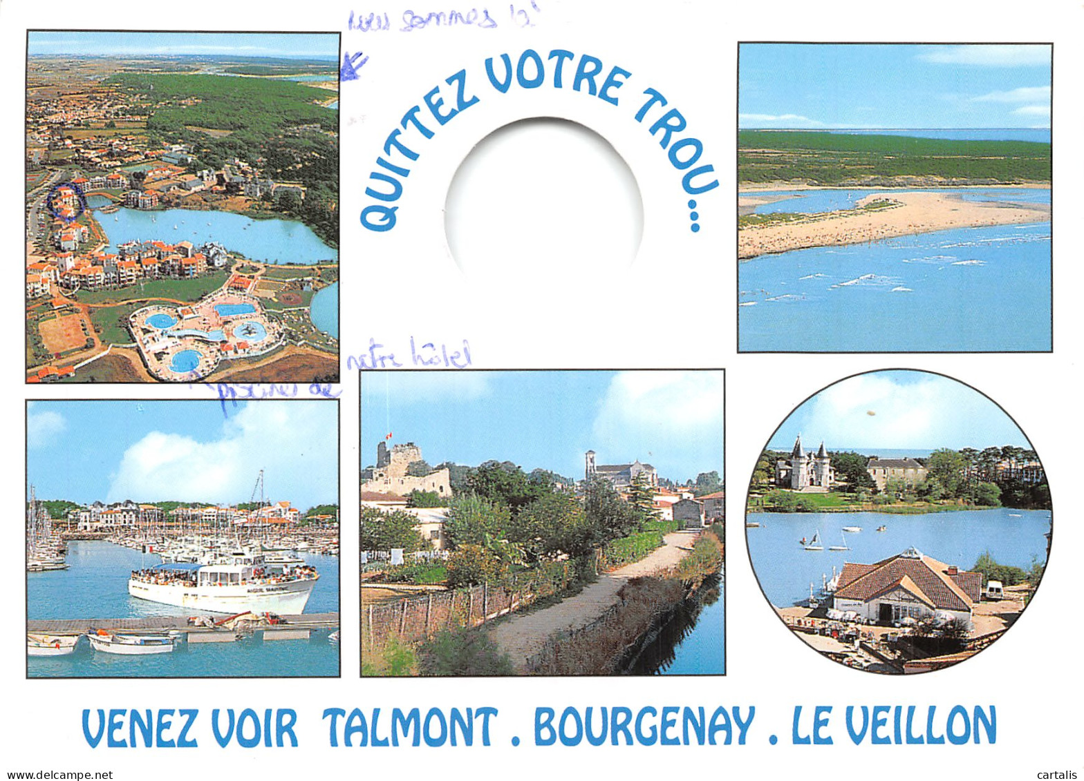 85-TALMONT BOURGENAY LE VEILLON-N° 4390-B/0259 - Talmont Saint Hilaire