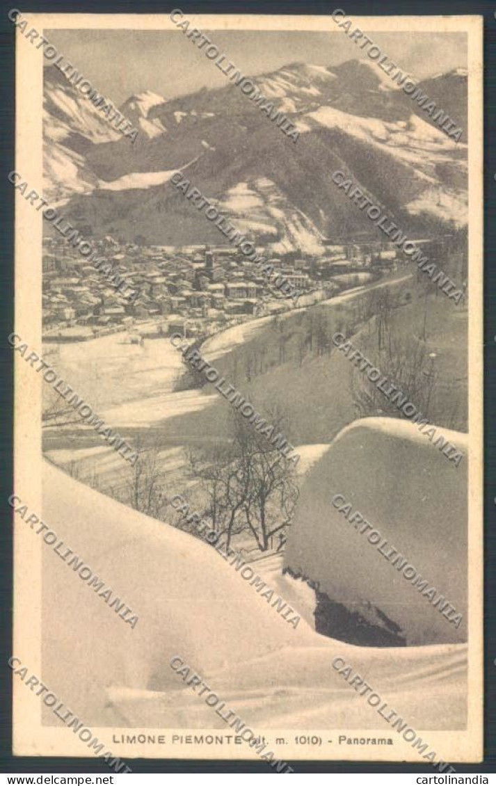 Cuneo Limone Piemonte Nevicata Cartolina ZB2581 - Cuneo