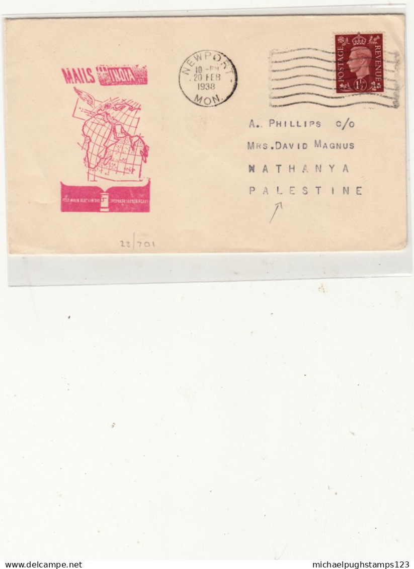 G.B. / All Up Mail / Palestine - Unclassified