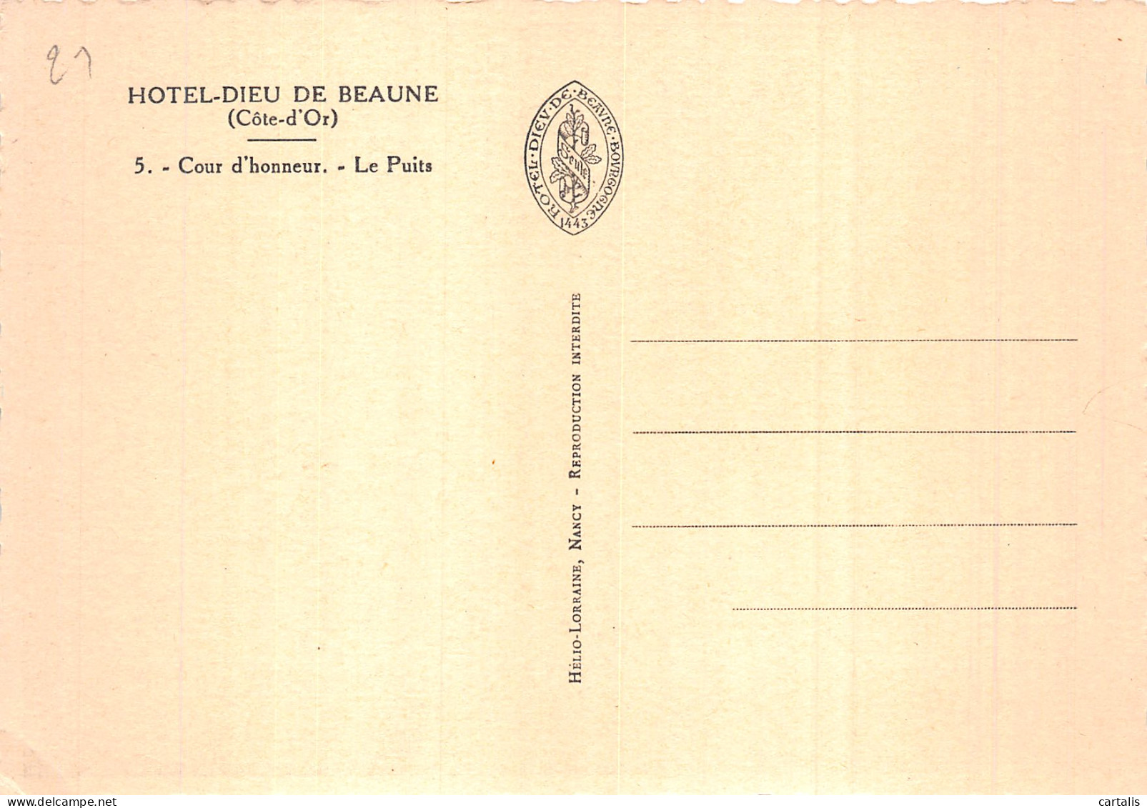 21-BEAUNE-N° 4390-D/0151 - Beaune