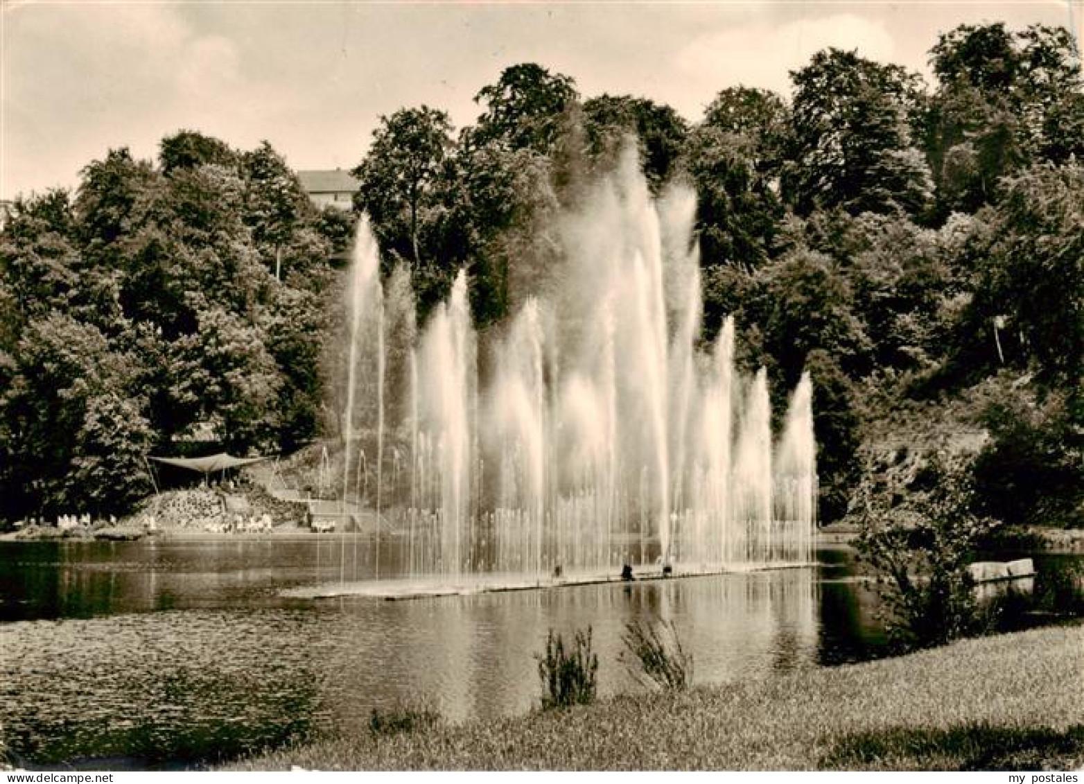 73889242 Saarbruecken Deutsch Franzoesische Gartenschau 1960 Fontaene Saarbrueck - Saarbrücken