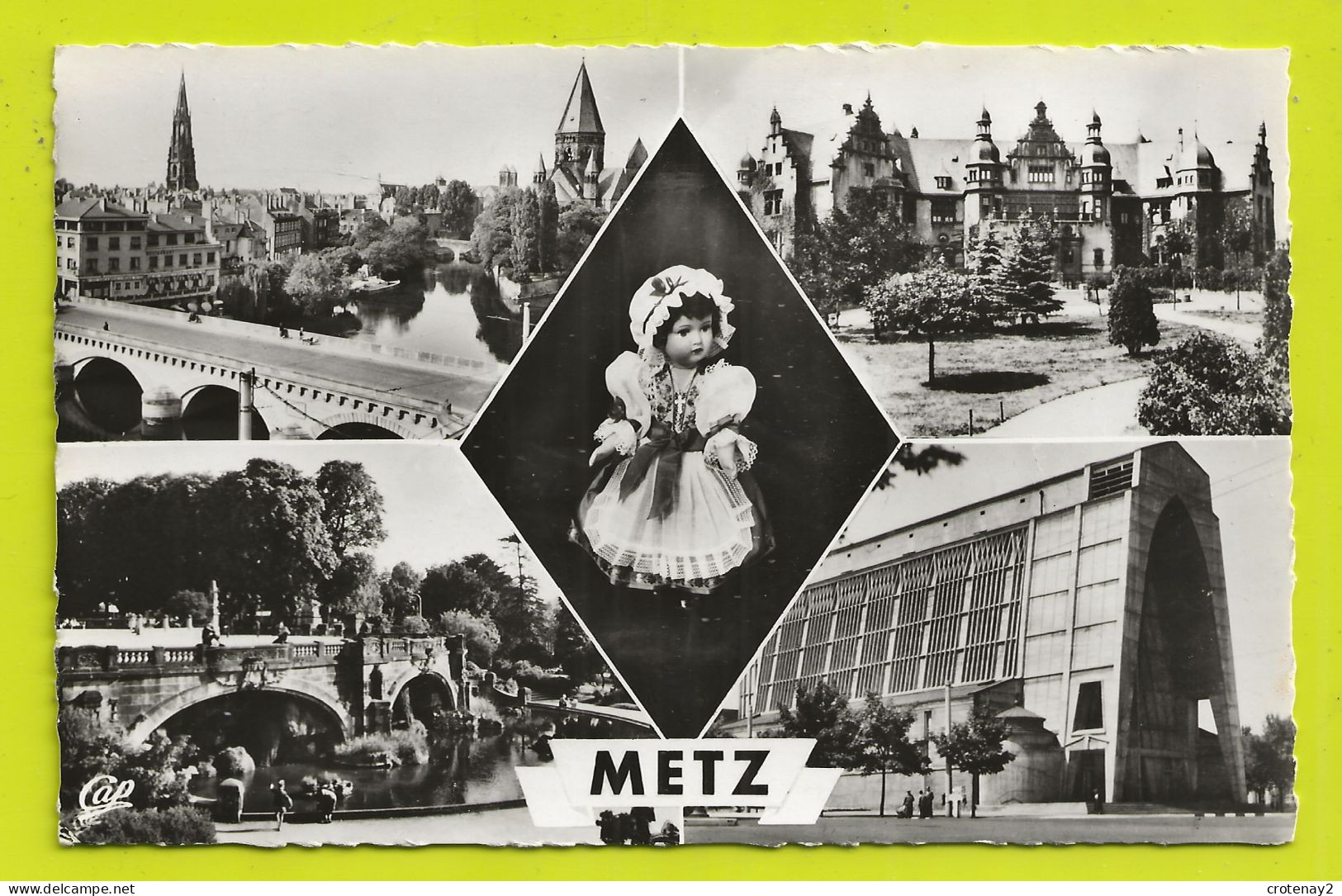 57 METZ Multivues N°1188 Collection La Kermesse Poupée Costume Folklore - Metz