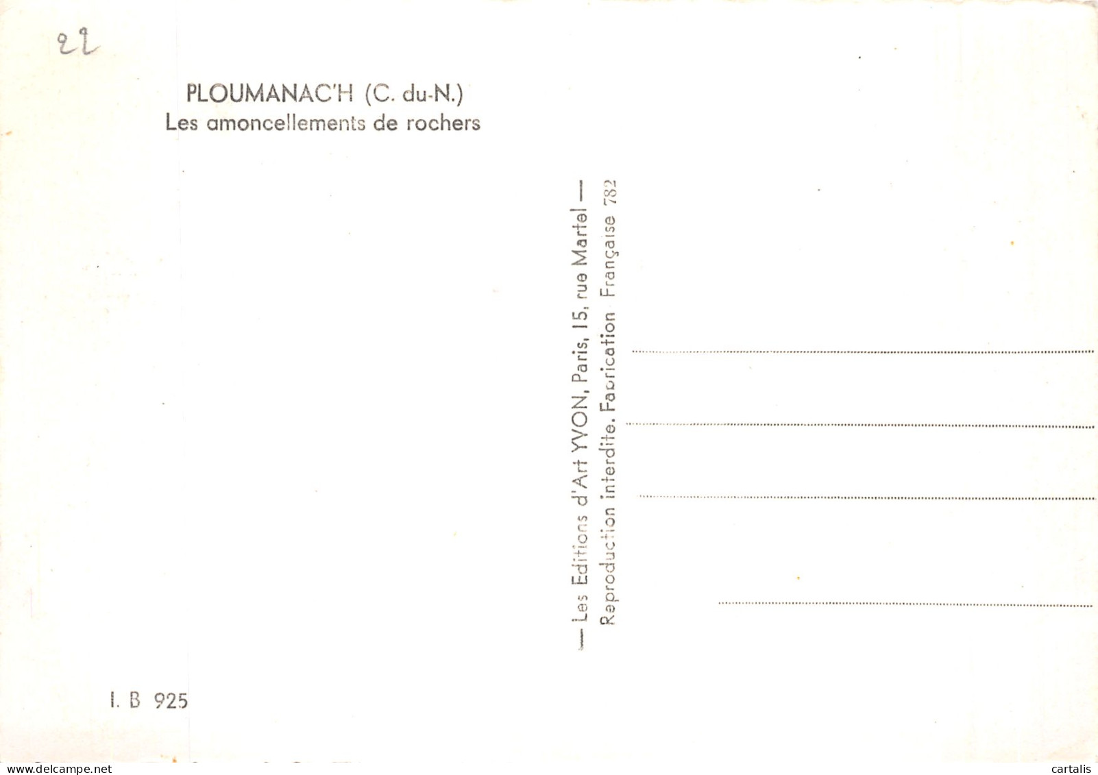 22-PLOUMANACH-N° 4391-B/0283 - Ploumanac'h