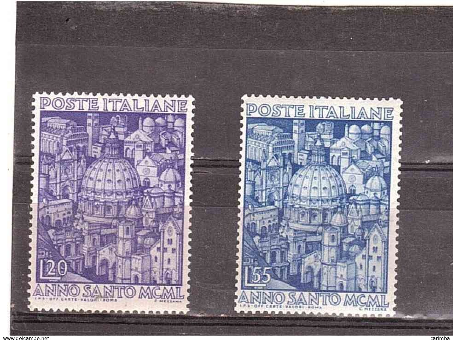 1950 ANNO SANTO - 1946-60: Mint/hinged