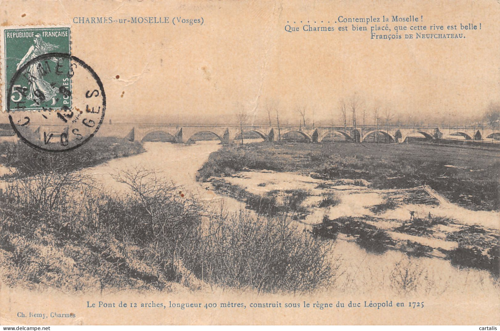 88-CHARMES SUR MOSELLE-N° 4391-E/0379 - Charmes