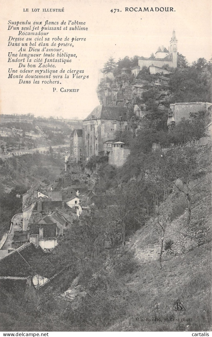 46-ROCAMADOUR-N° 4391-E/0177 - Rocamadour