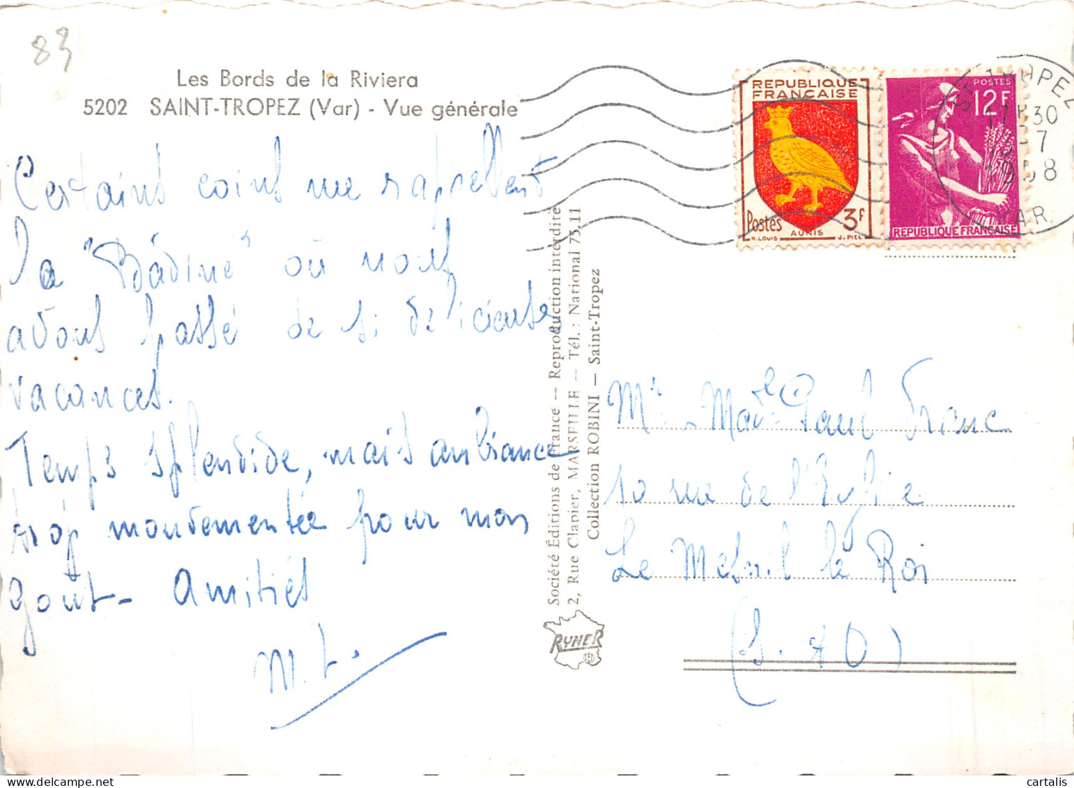 83-SAINT TROPEZ-N° 4391-D/0355 - Saint-Tropez