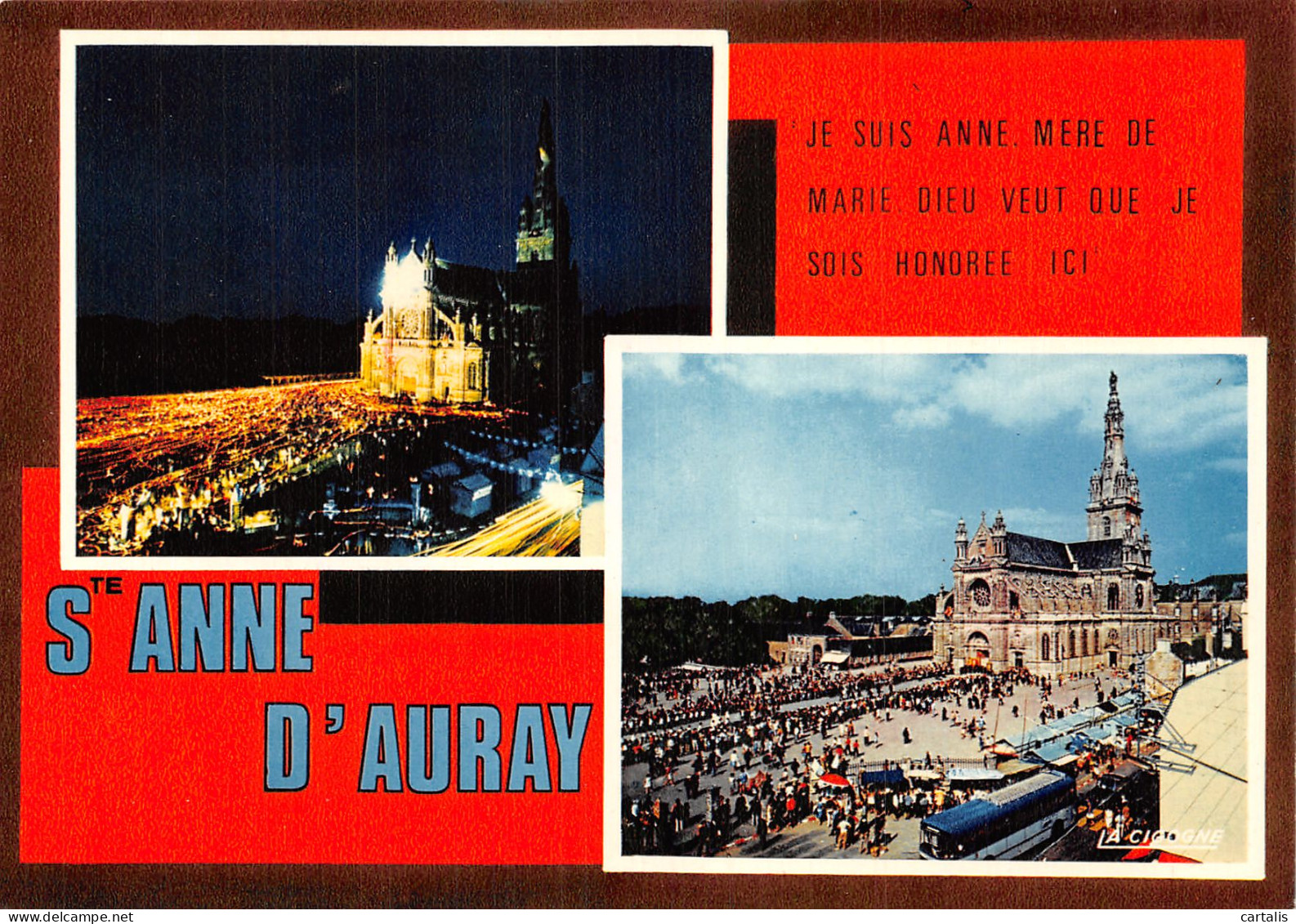 56-SAINTE ANNE D AURAY-N° 4391-D/0287 - Sainte Anne D'Auray