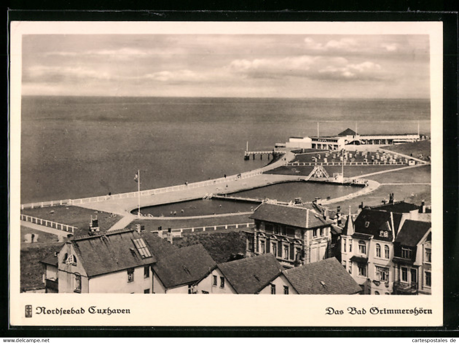 AK Cuxhaven, Bad Grimmershörn Aus Der Vogelschau  - Cuxhaven