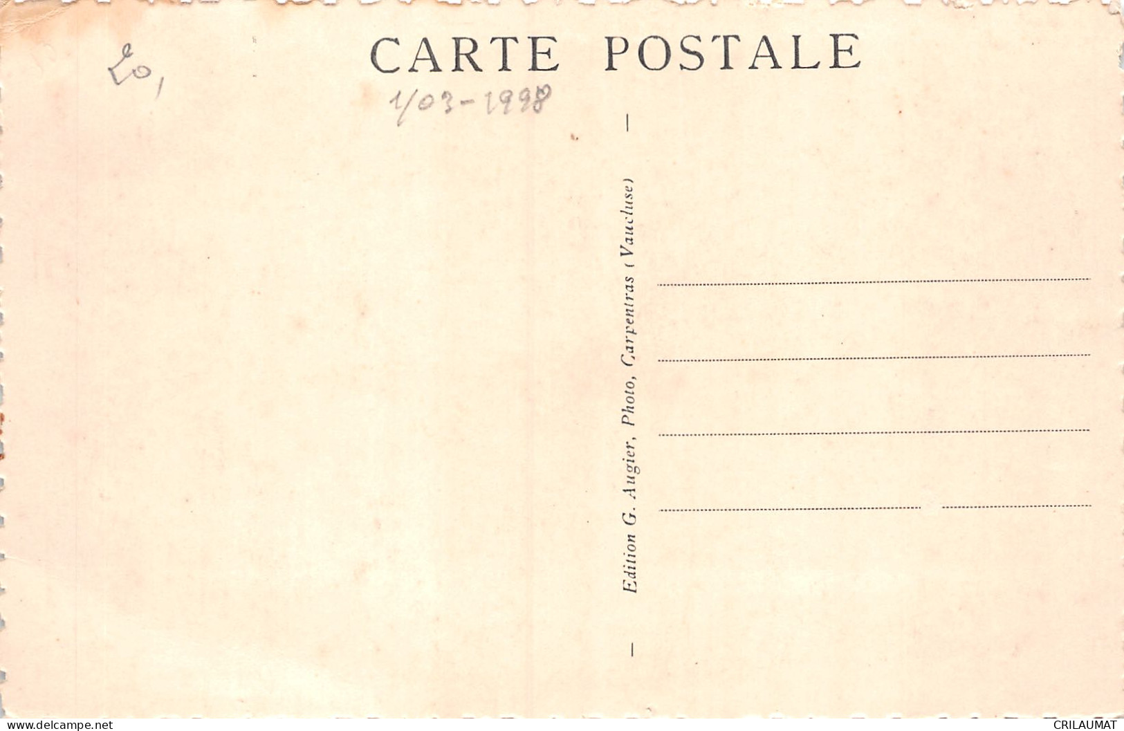 84-CARPENTRAS-N°T5071-A/0095 - Carpentras