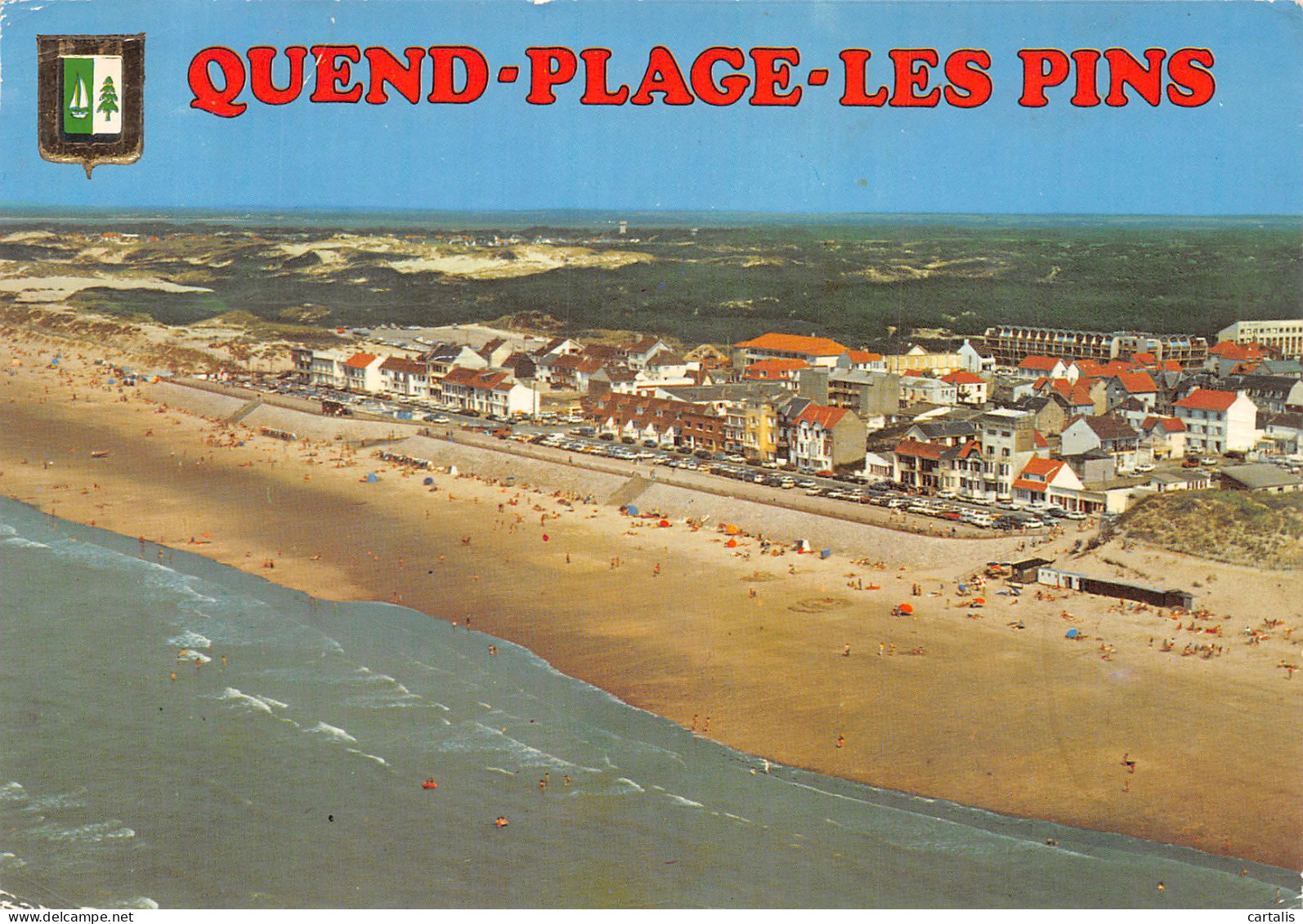 80-QUEND PLAGE LES PINS-N° 4392-D/0011 - Quend