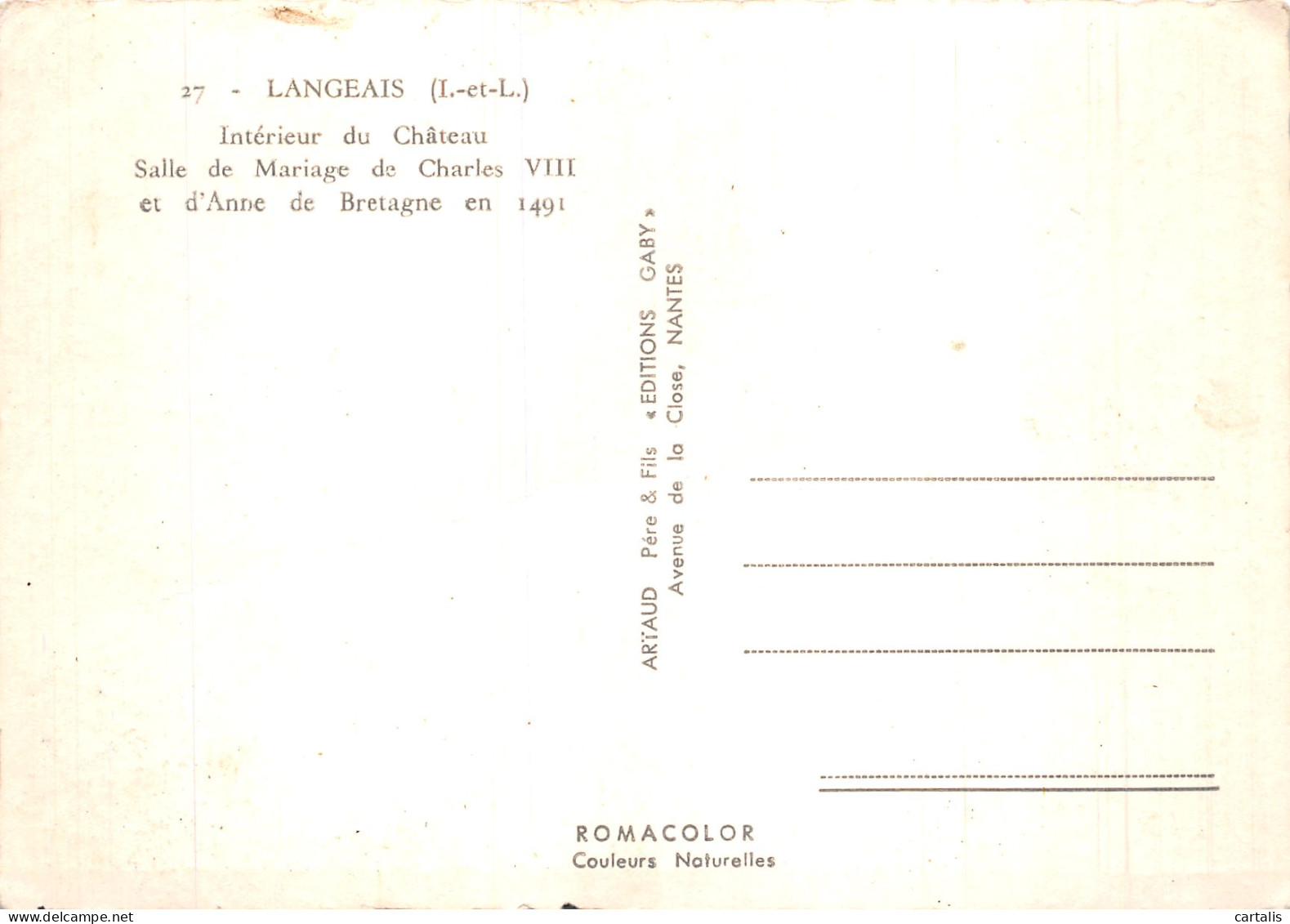 37-LANGEAIS-N° 4392-C/0399 - Langeais