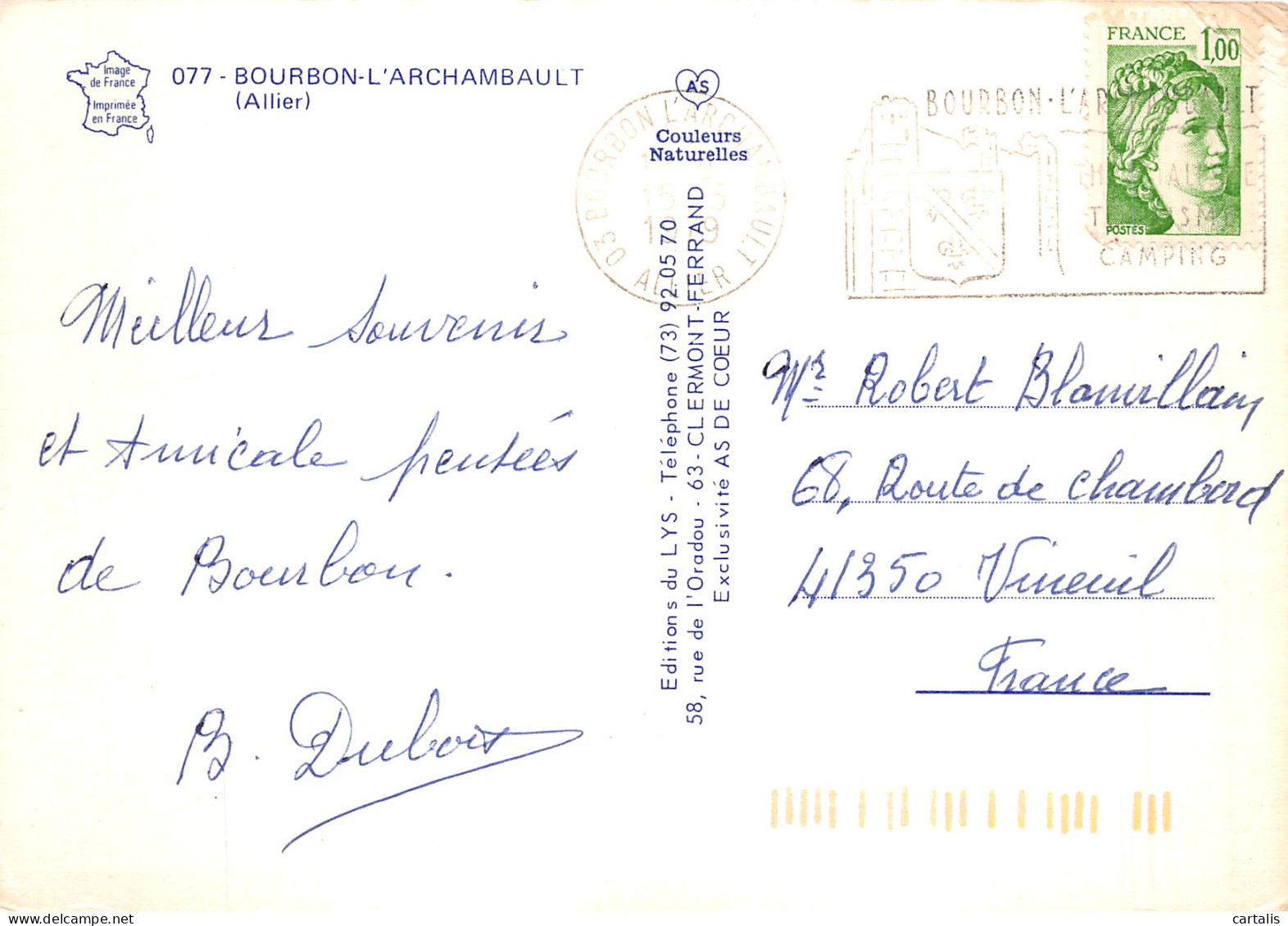 03-BOURBON L ARCHAMBAULT-N° 4392-C/0383 - Bourbon L'Archambault