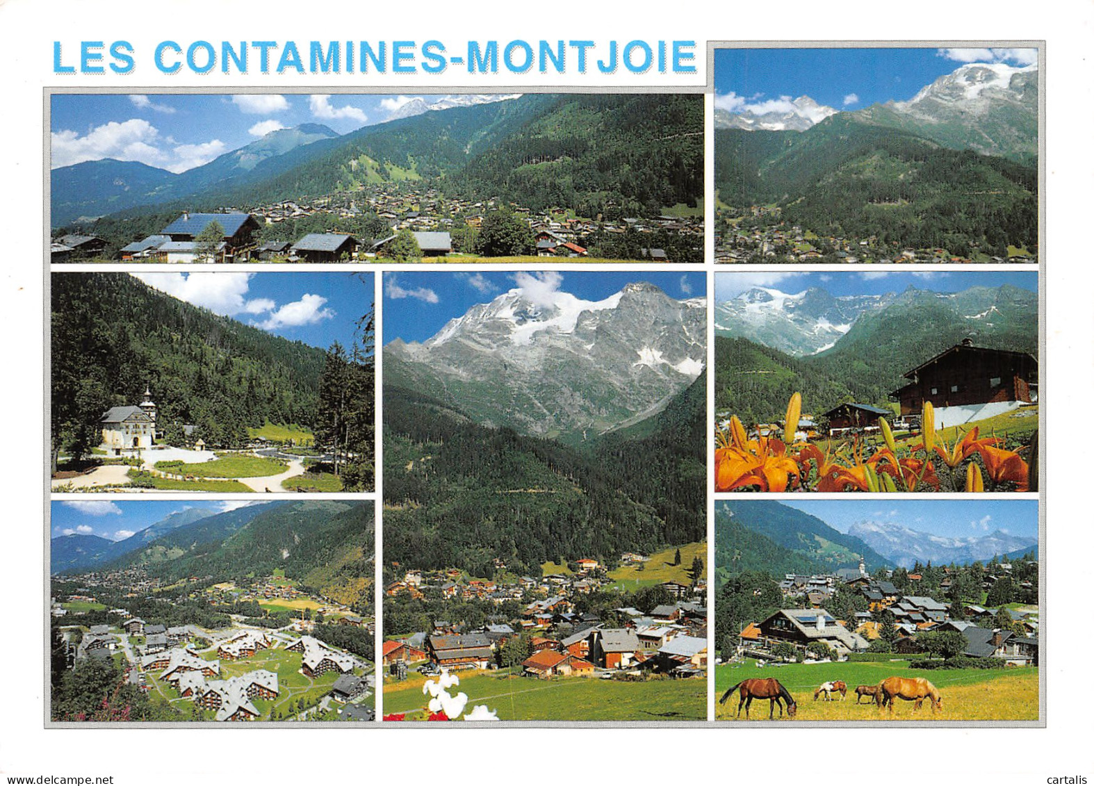 74-LES CONTAMINES MONTJOIE-N° 4392-C/0299 - Les Contamines-Montjoie