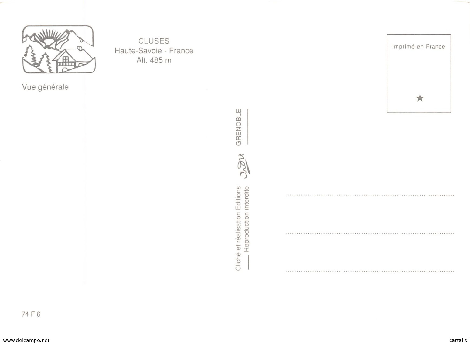 74-CLUSES-N° 4392-C/0295 - Cluses