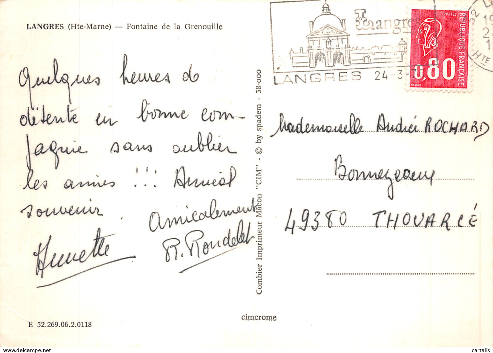 52-LANGRES-N° 4392-C/0131 - Langres