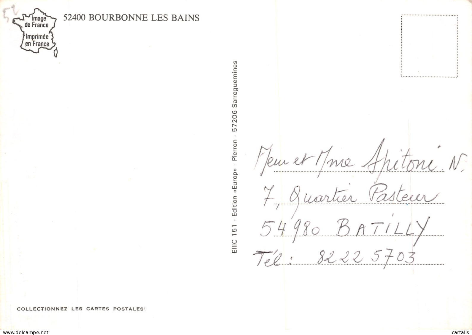 52-BOURBONNE LES BAINS-N° 4392-C/0061 - Bourbonne Les Bains