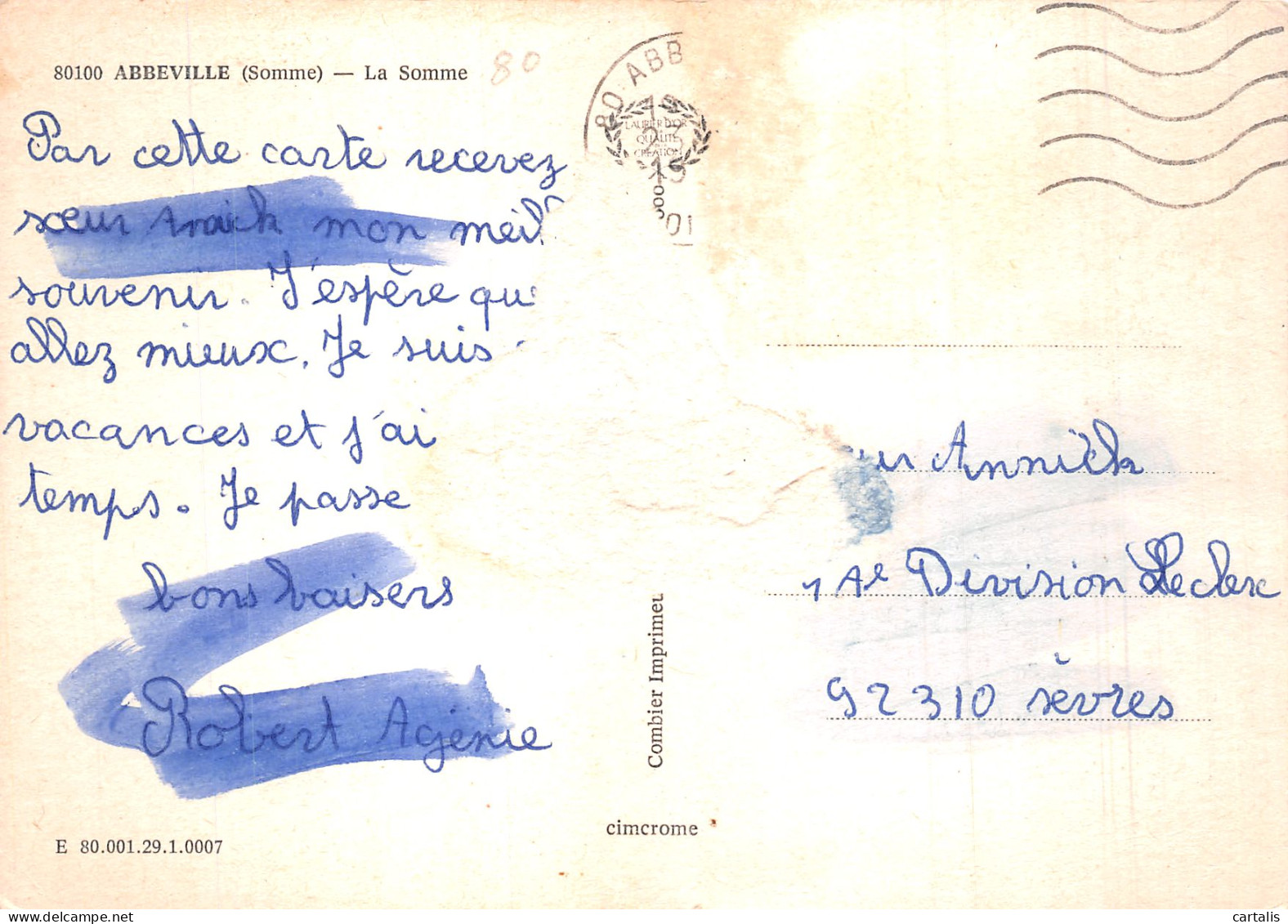 80-ABBEVILLE-N° 4392-A/0395 - Abbeville