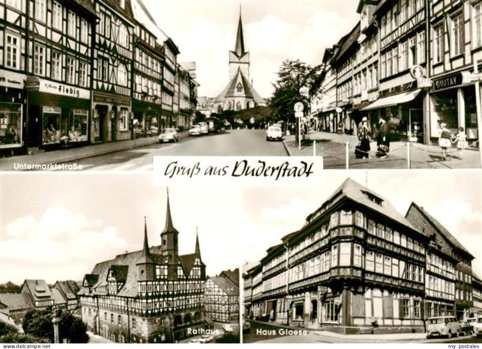 73889040 Duderstadt Untermarktstrasse Rathaus Haus Glaese Duderstadt - Duderstadt