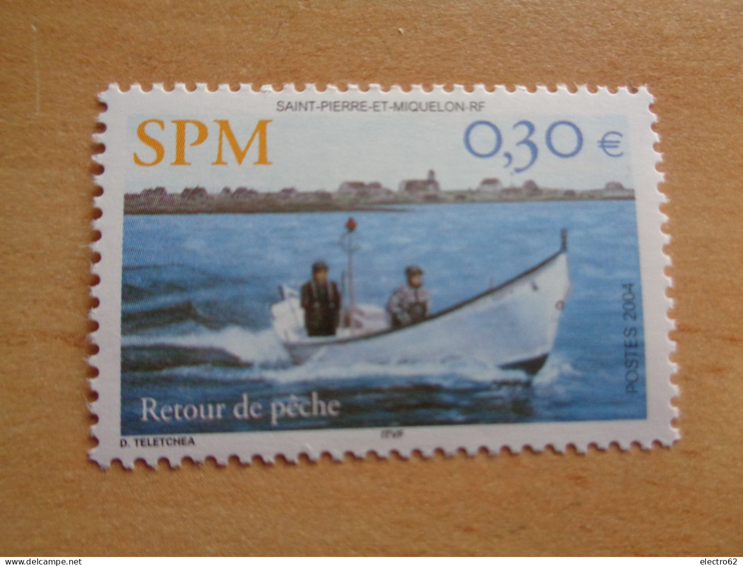 SPM St-Pierre-et-Miquelon Marin Pêcheur Bateau Boat Ship Retour De Pêche Fisherman Fishermen Visser Vissers Pêcheurs - Autres & Non Classés