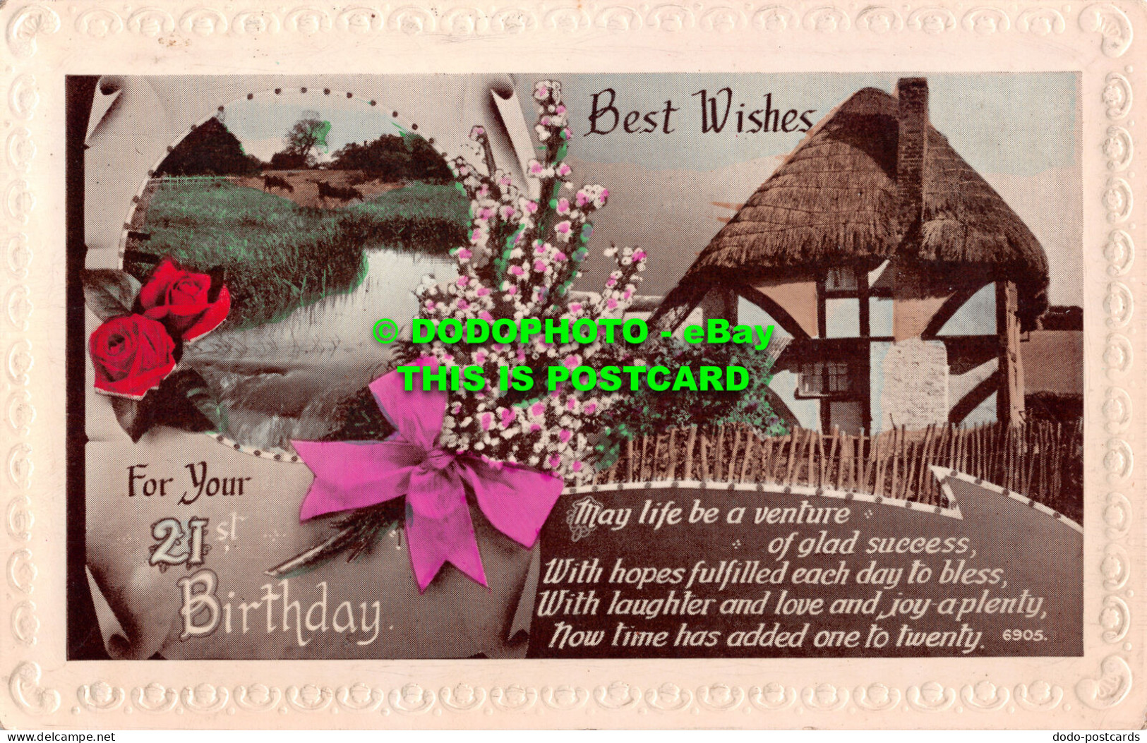 R497537 Best Wishes For Your 21. St. Birthday. W. B. L. Academy Series - World