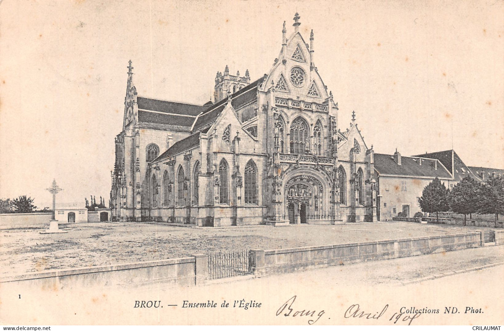 01-BOURG EN BRESSE EGLISE DE BROU-N°T5071-C/0121 - Otros & Sin Clasificación