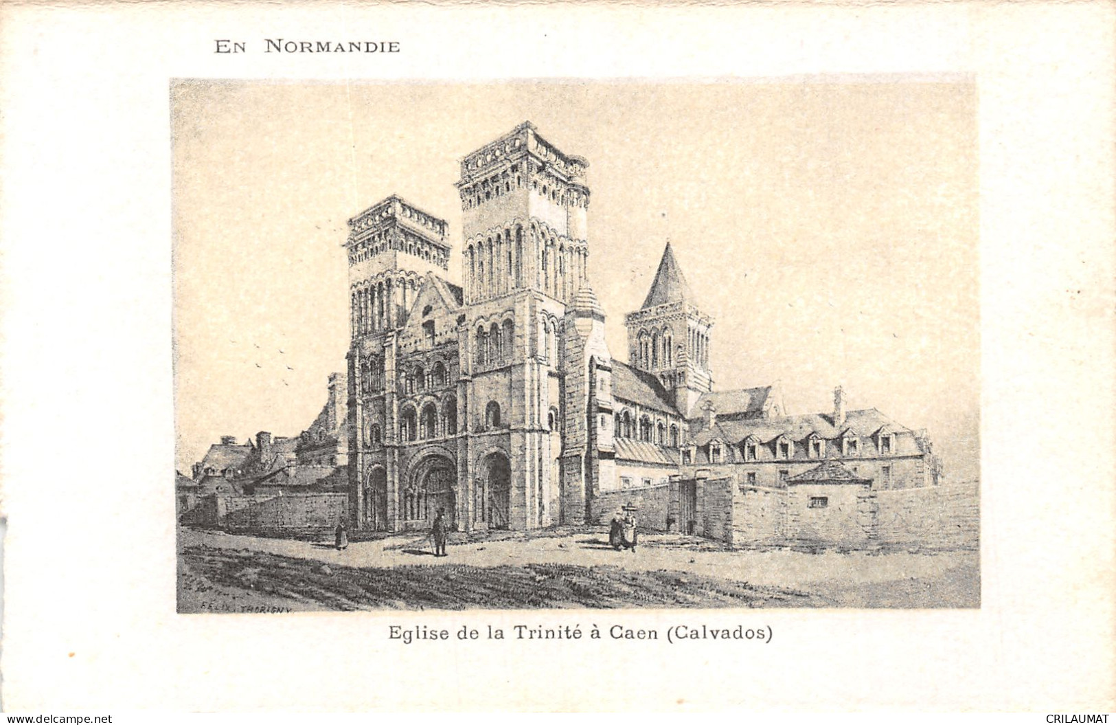 14-CAEN EGLISE DE LA TRINITE-N°T5071-C/0101 - Caen