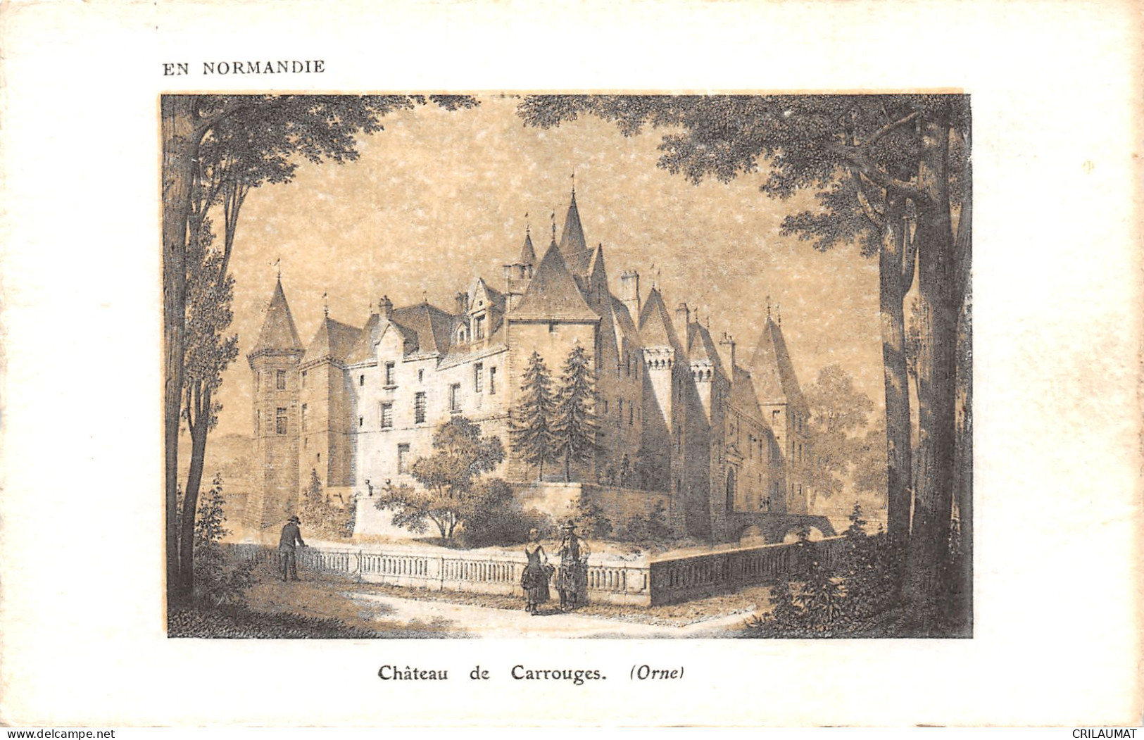 61-CARROUGES LE CHATEAU-N°T5071-C/0095 - Carrouges