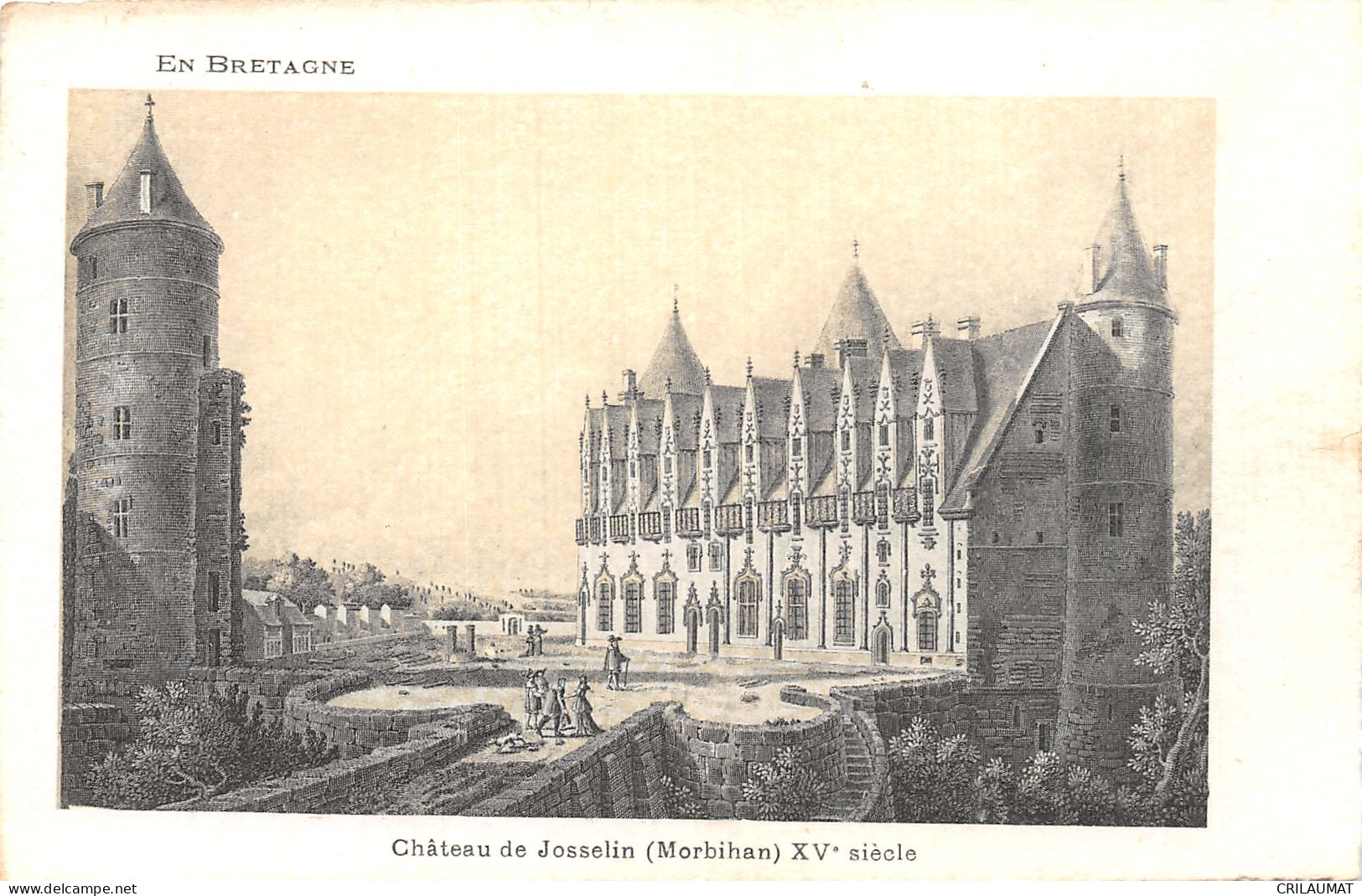 56-JOSSELIN LE CHATEAU-N°T5071-C/0035 - Josselin