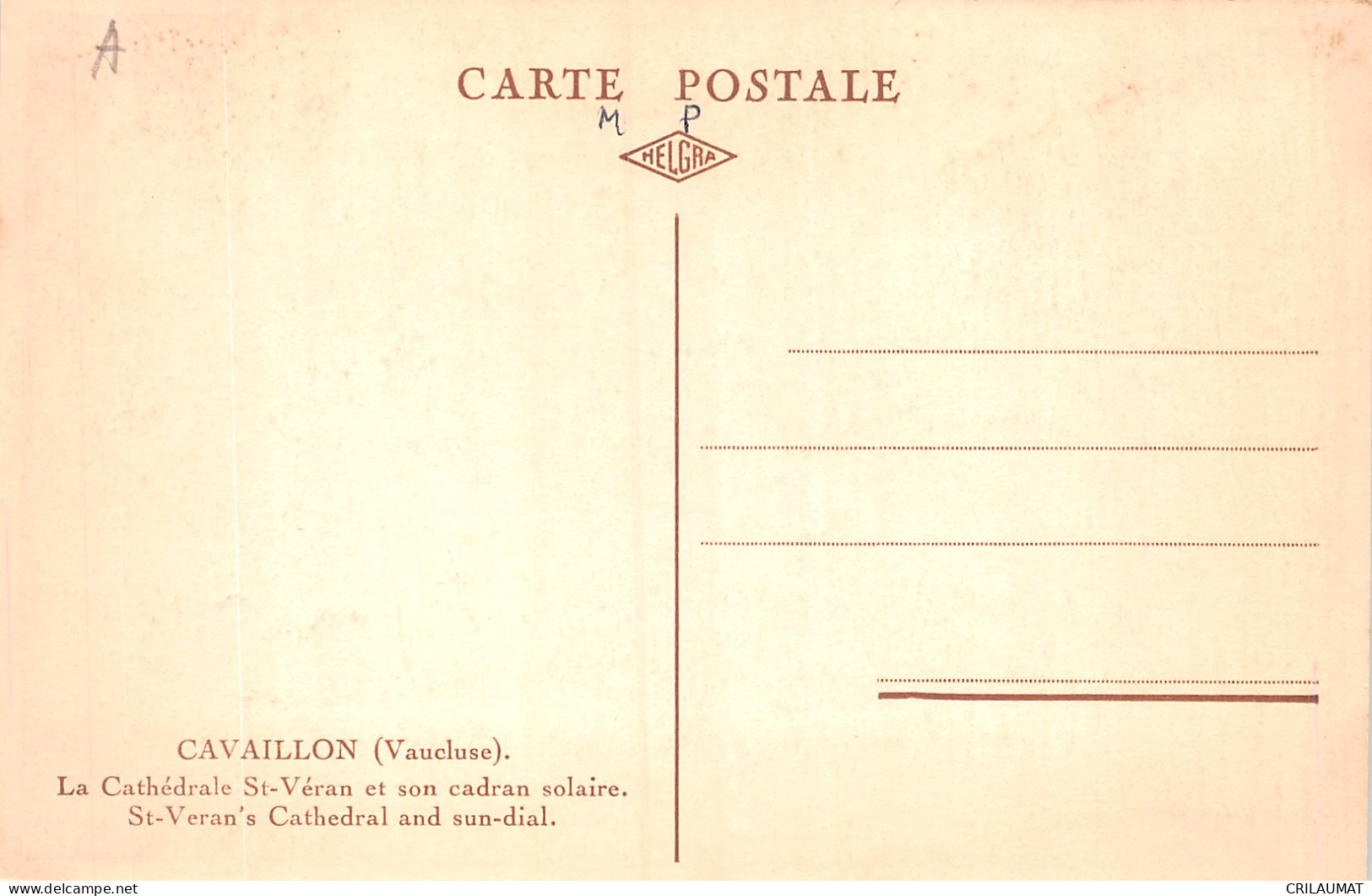 84-CAVAILLON-N°T5071-B/0283 - Cavaillon