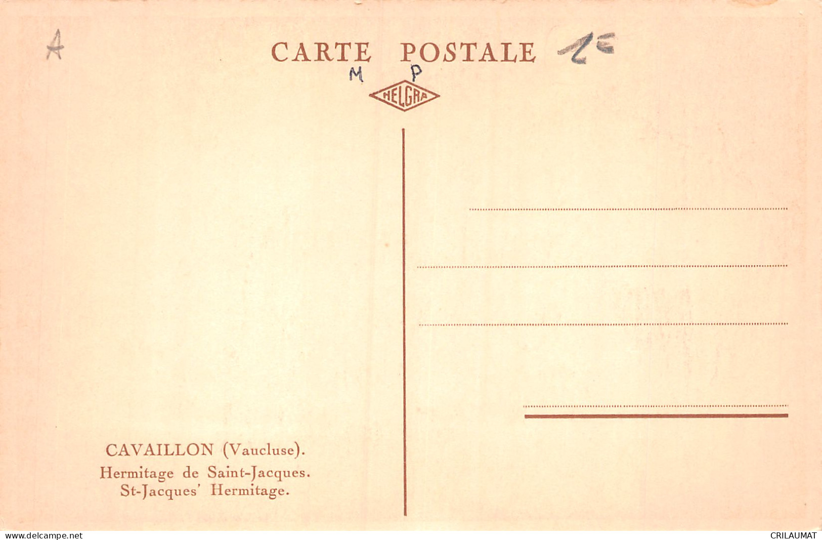 84-CAVAILLON-N°T5071-B/0241 - Cavaillon