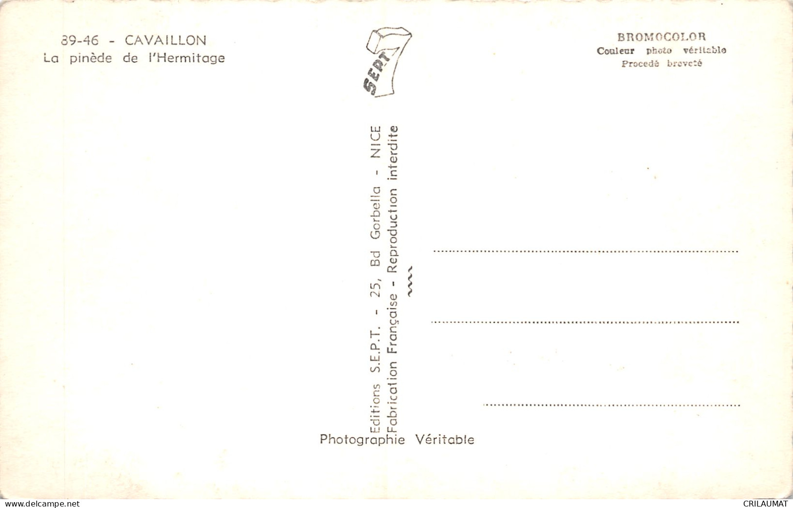 84-CAVAILLON-N°T5071-B/0213 - Cavaillon