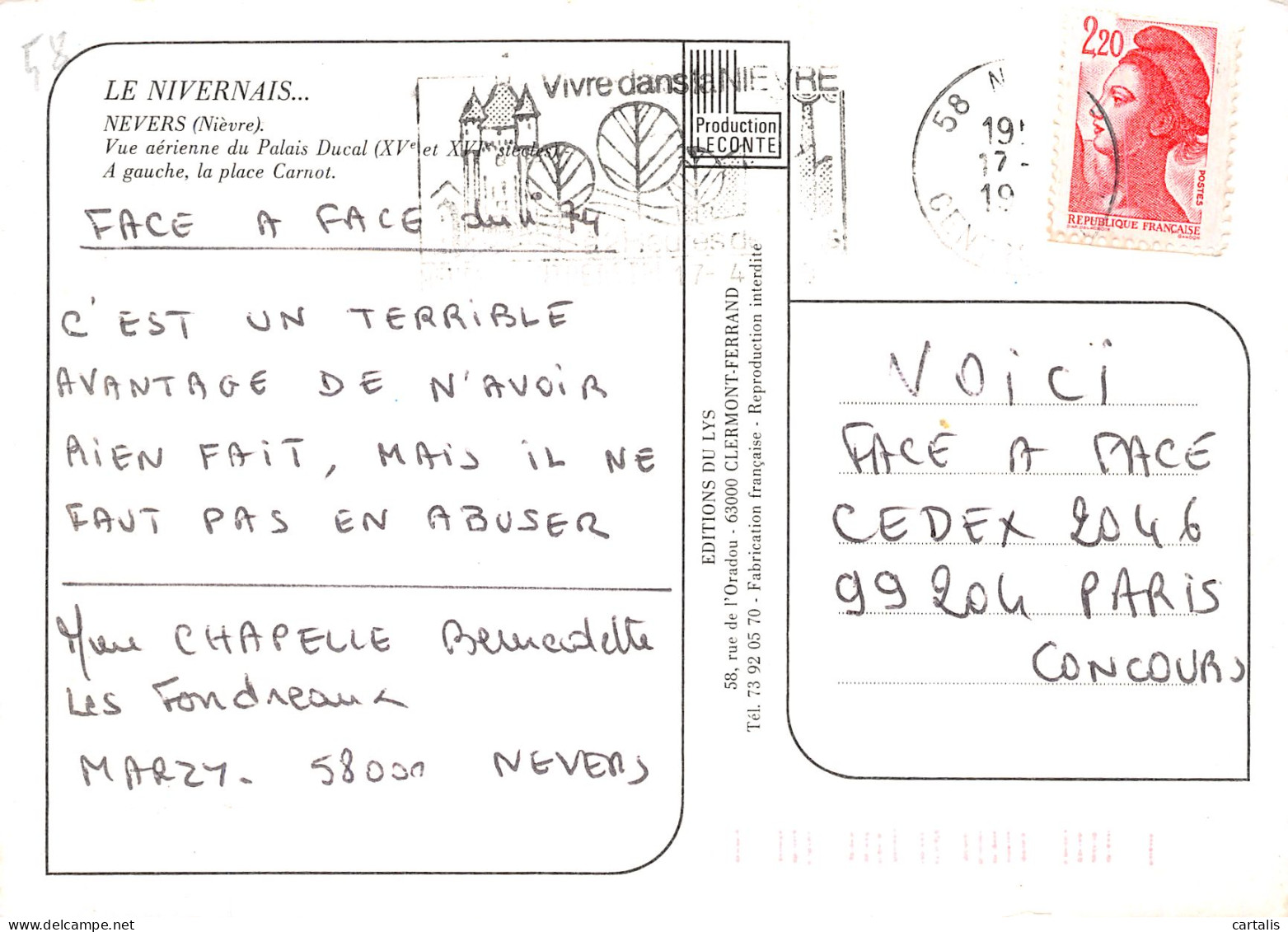 58-NEVERS-N° 4392-D/0299 - Nevers