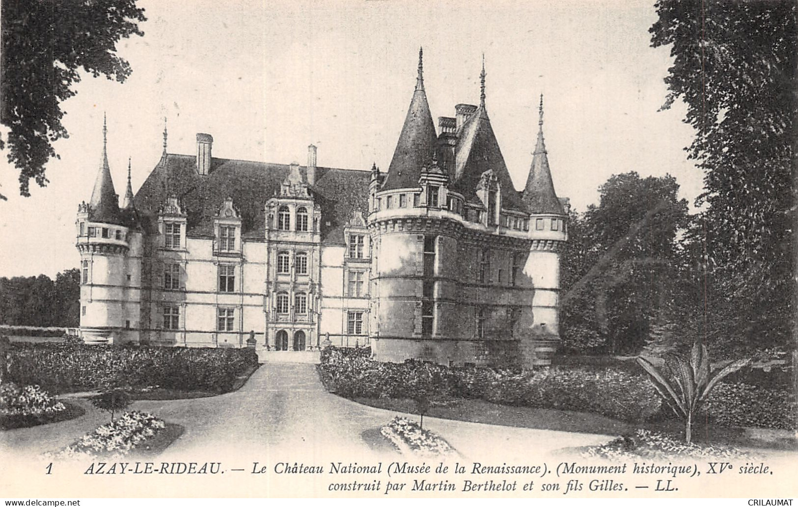 37-AZAY LE RIDEAU LE CHATEAU-N°T5071-F/0321 - Azay-le-Rideau